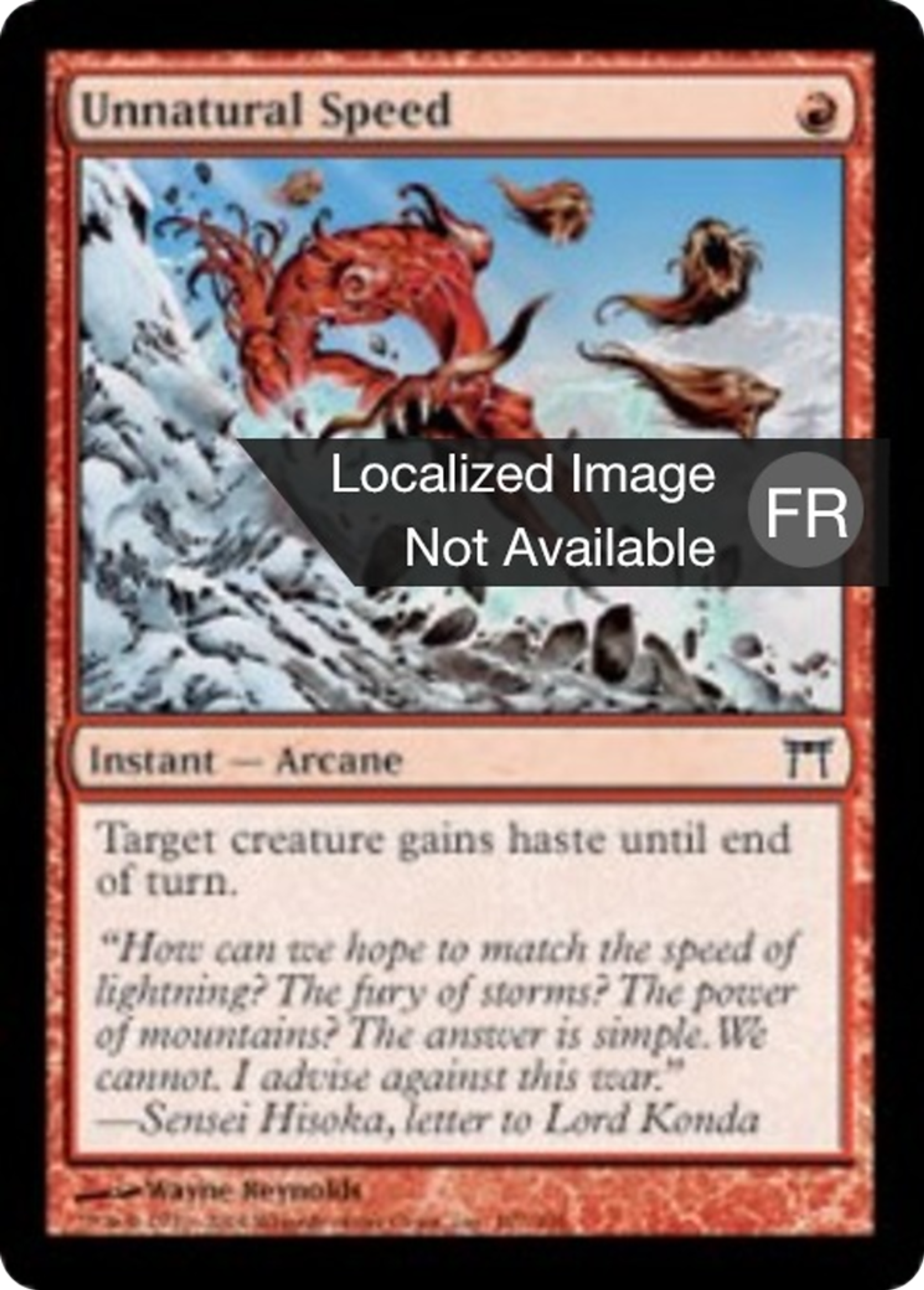 Vitesse anormale — Champions of Kamigawa — Magic: The Gathering
