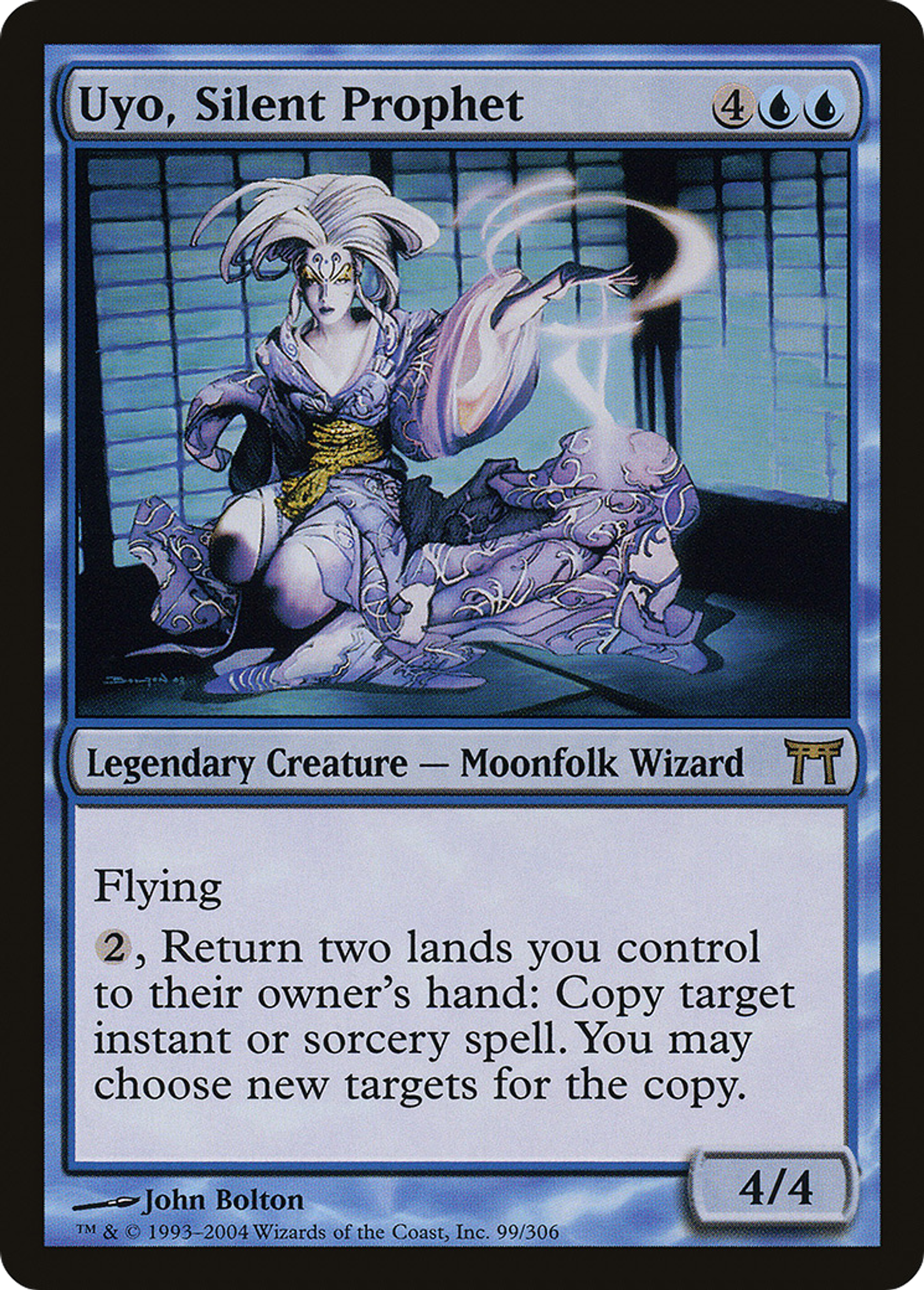 Uyo, prophétesse silencieuse — Champions of Kamigawa — Magic: The Gathering