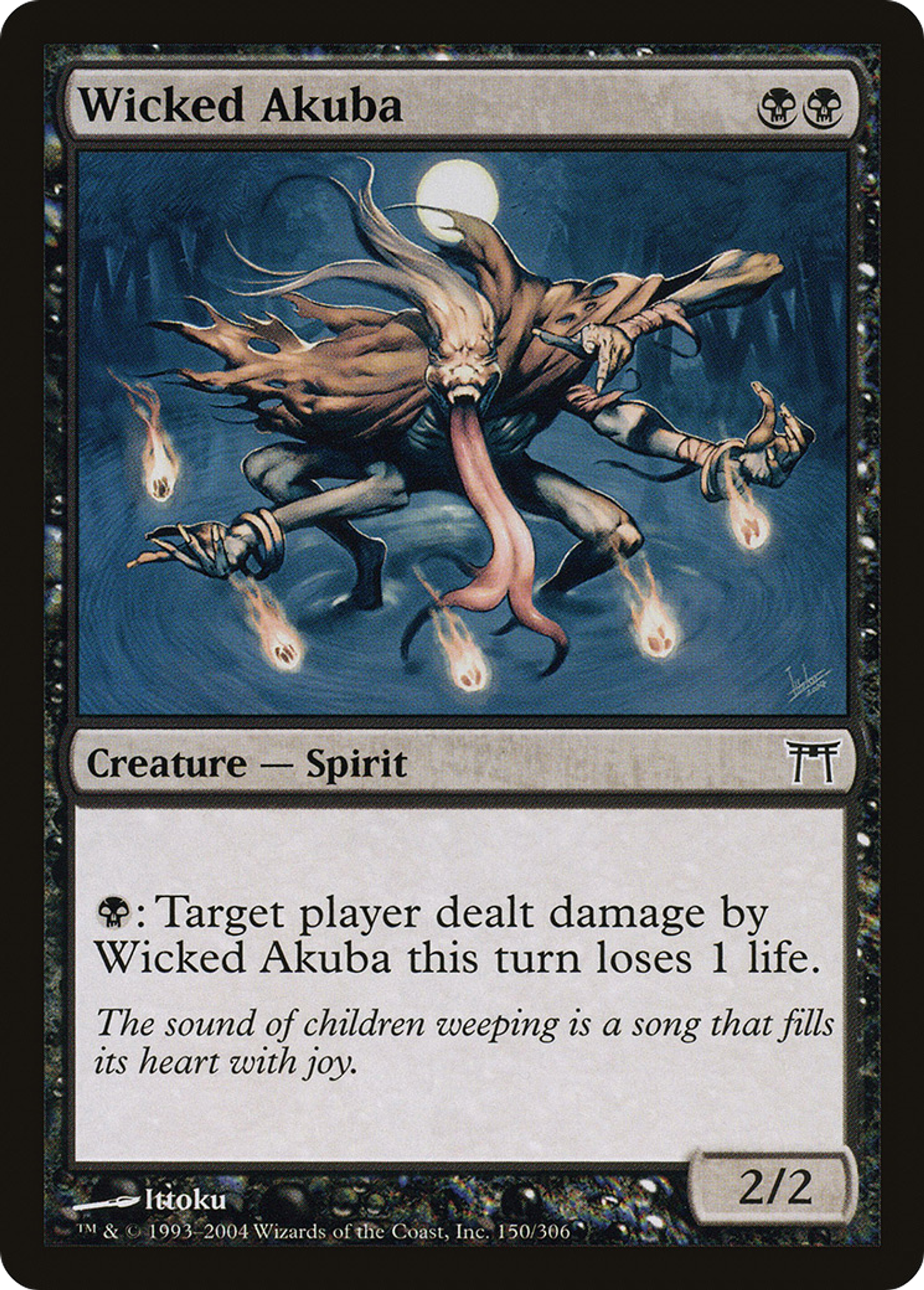 Akuba pernicieuse — Champions of Kamigawa — Magic: The Gathering