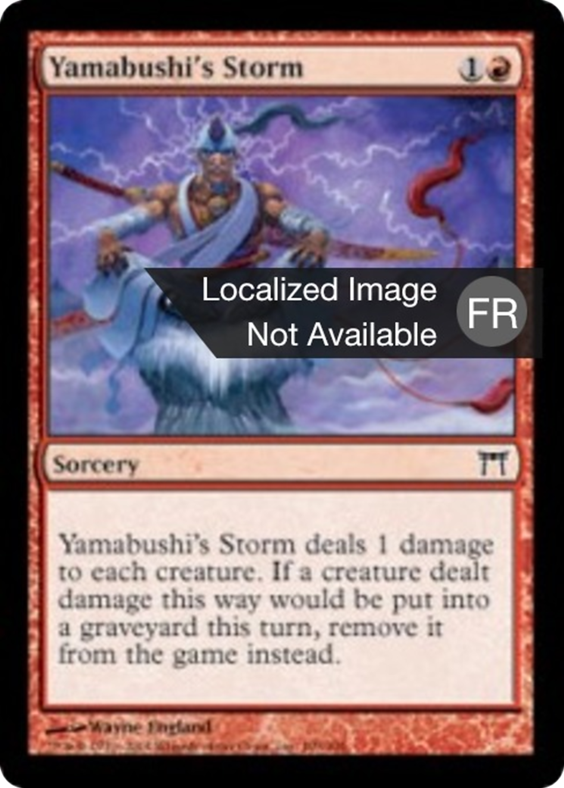 Tempête du yamabushi — Champions of Kamigawa — Magic: The Gathering