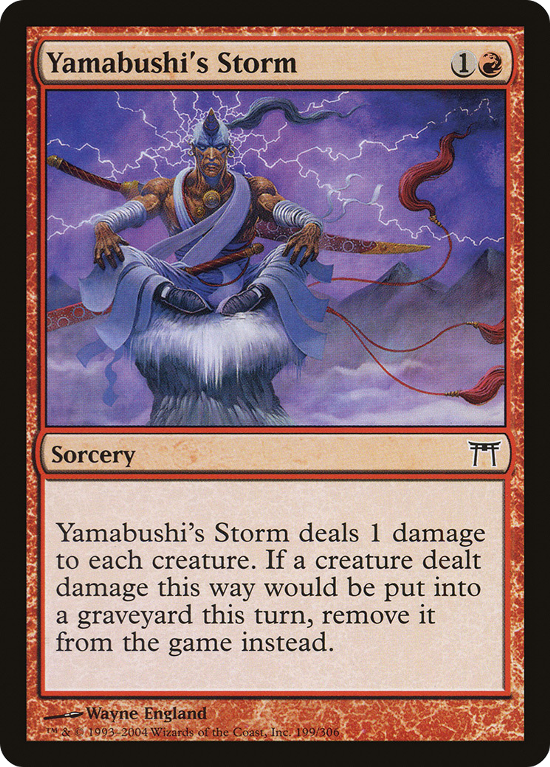 Tempête du yamabushi — Champions of Kamigawa — Magic: The Gathering