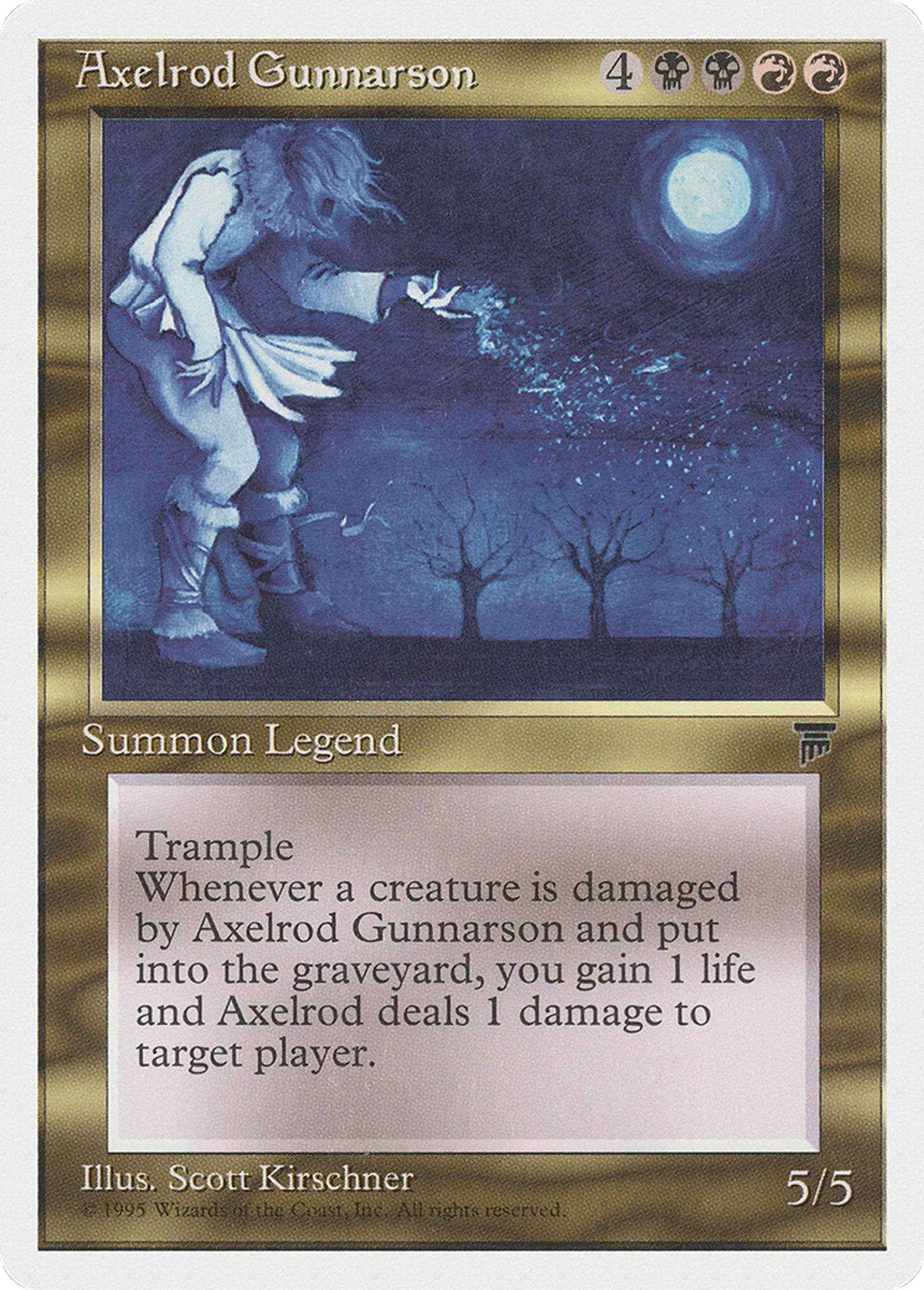 Axelrod Gunnarson — Chronicles — Magic: The Gathering