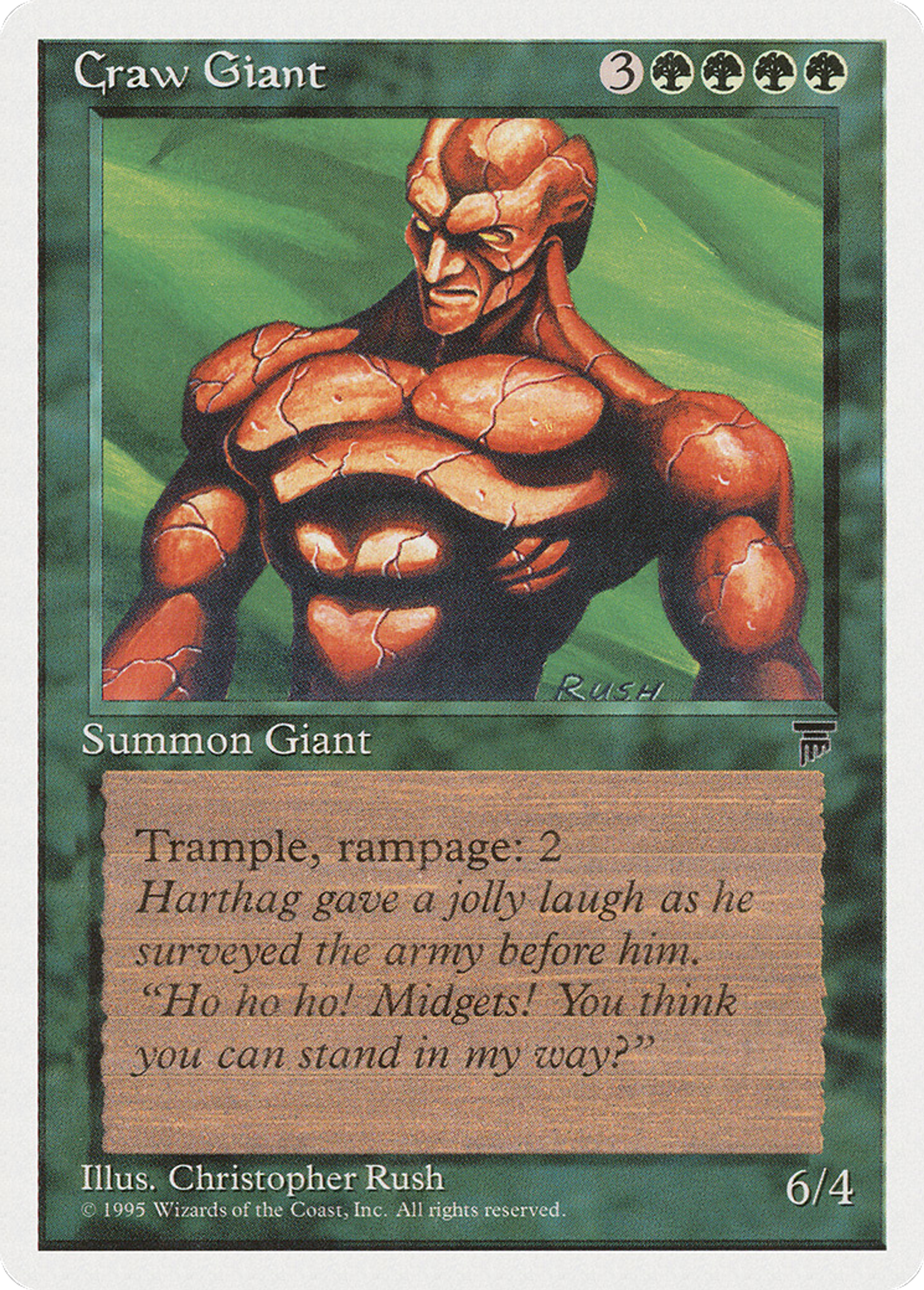 Craw Giant — Chronicles — Magic: The Gathering