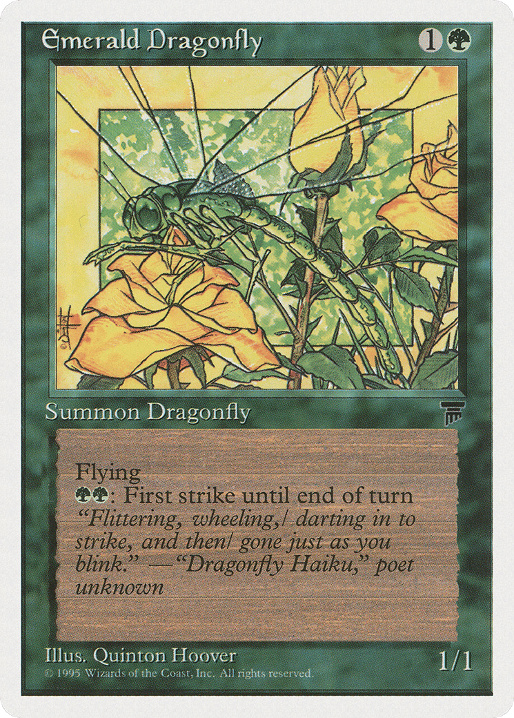 Emerald Dragonfly — Chronicles — Magic: The Gathering