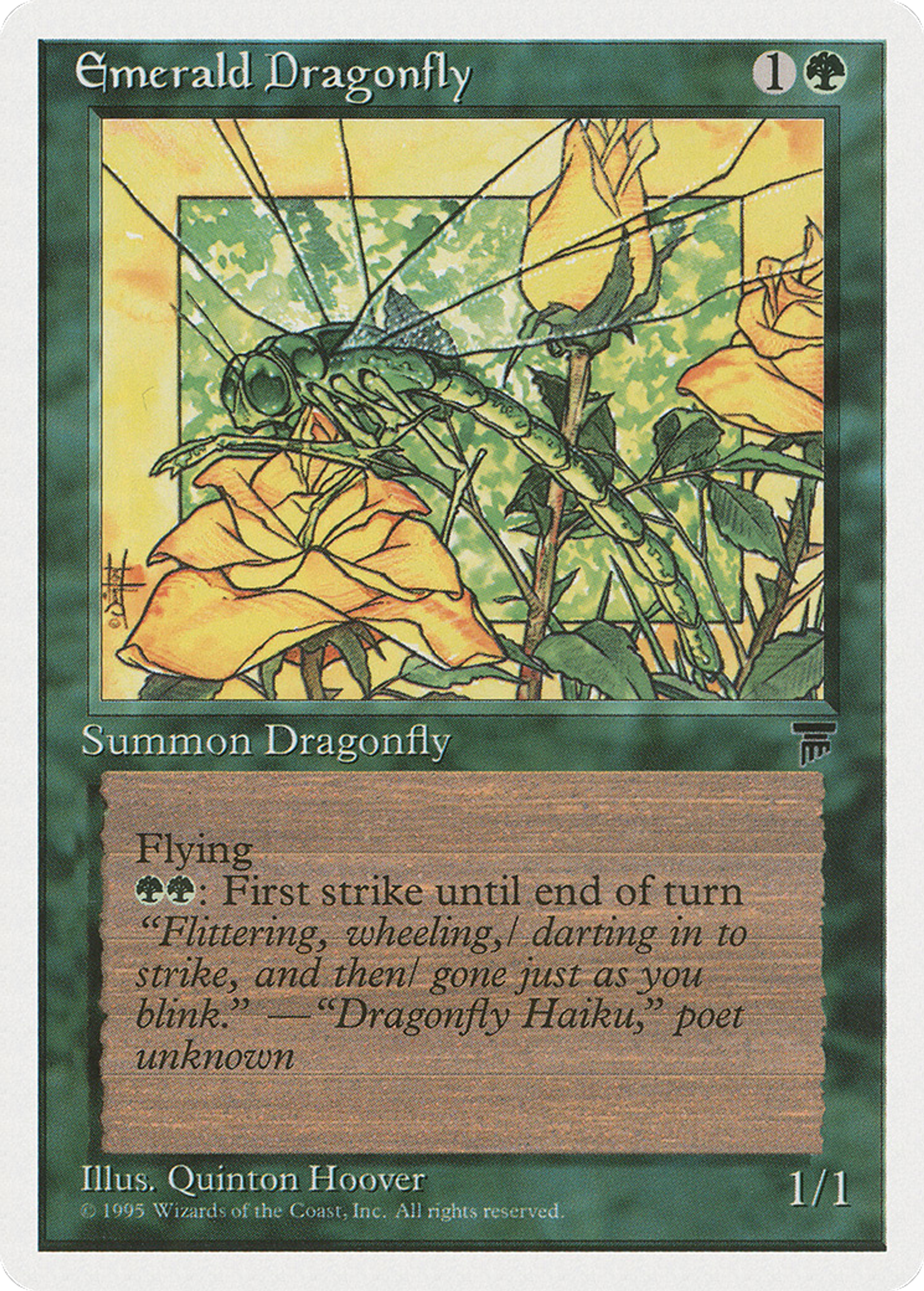 Emerald Dragonfly — Chronicles — Magic: The Gathering