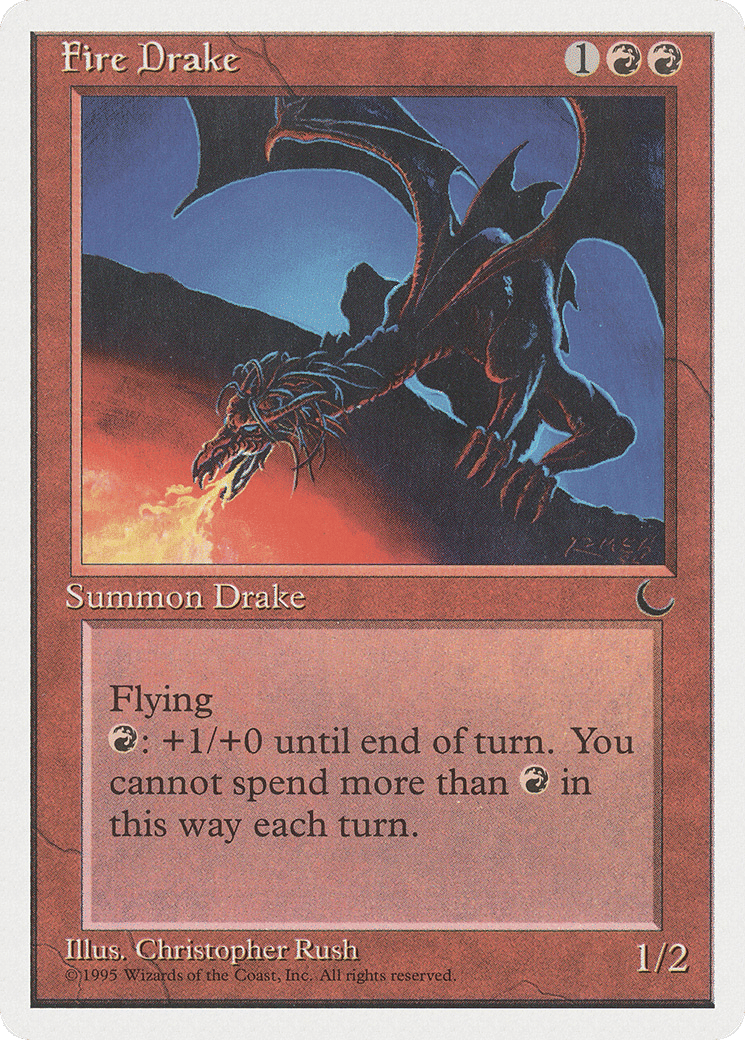 Fire Drake — Chronicles — Magic: The Gathering