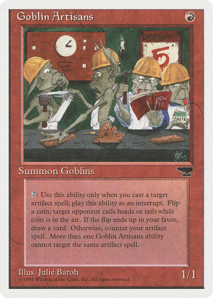 Goblin Artisans — Chronicles — Magic: The Gathering