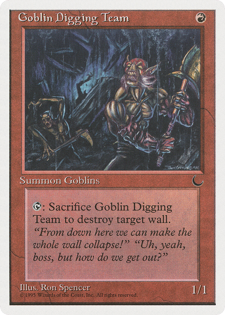 Goblin Digging Team — Chronicles — Magic: The Gathering