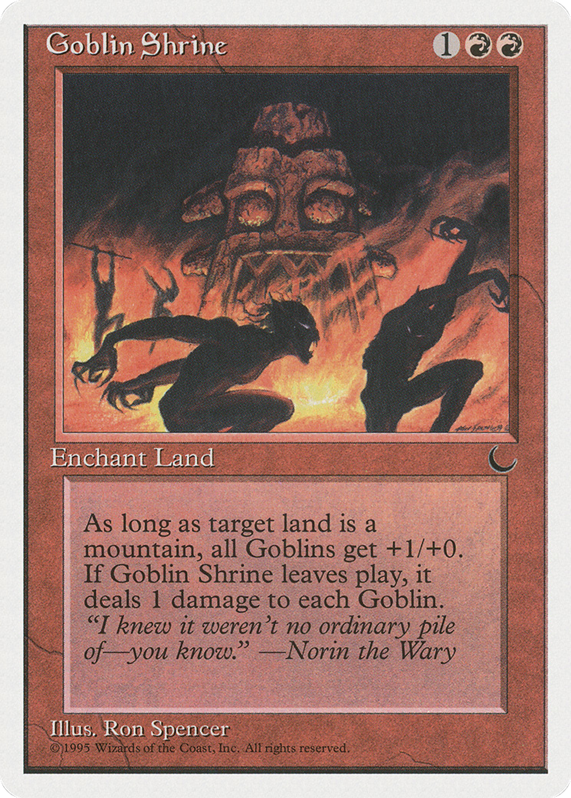 Goblin Shrine — Chronicles — Magic: The Gathering