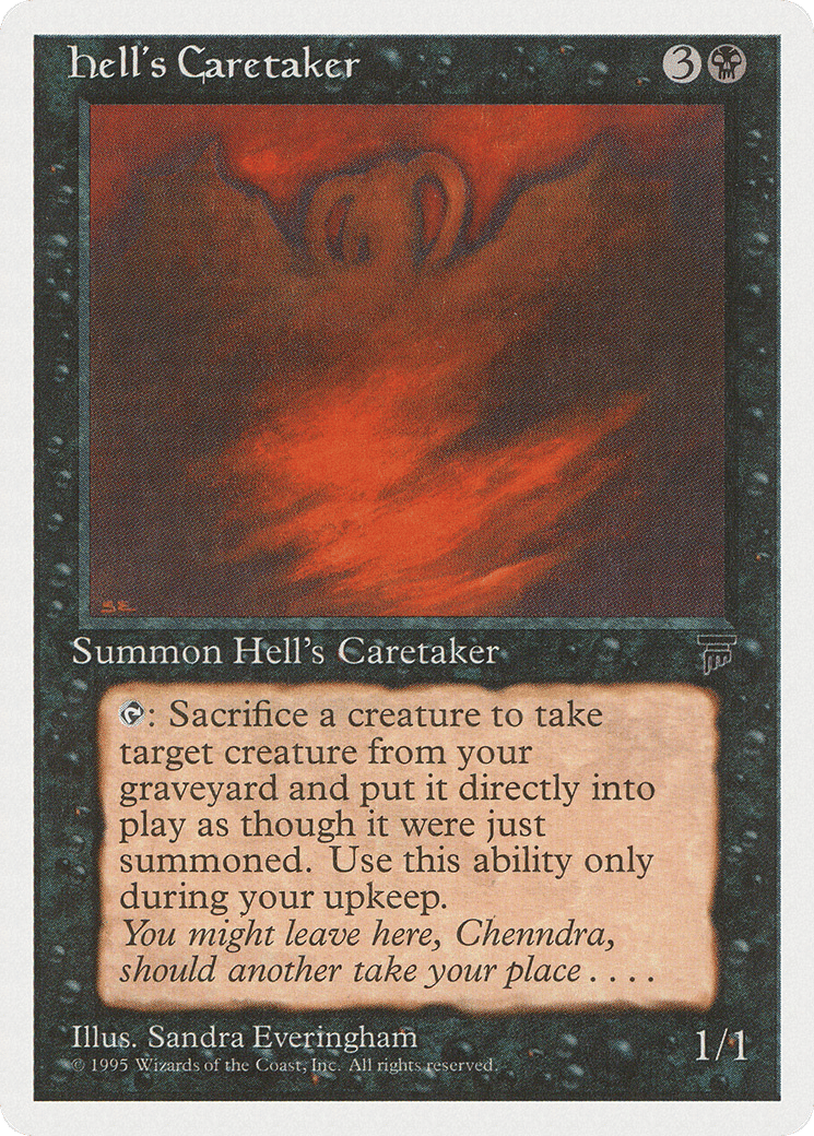 Hell's Caretaker — Chronicles — Magic: The Gathering