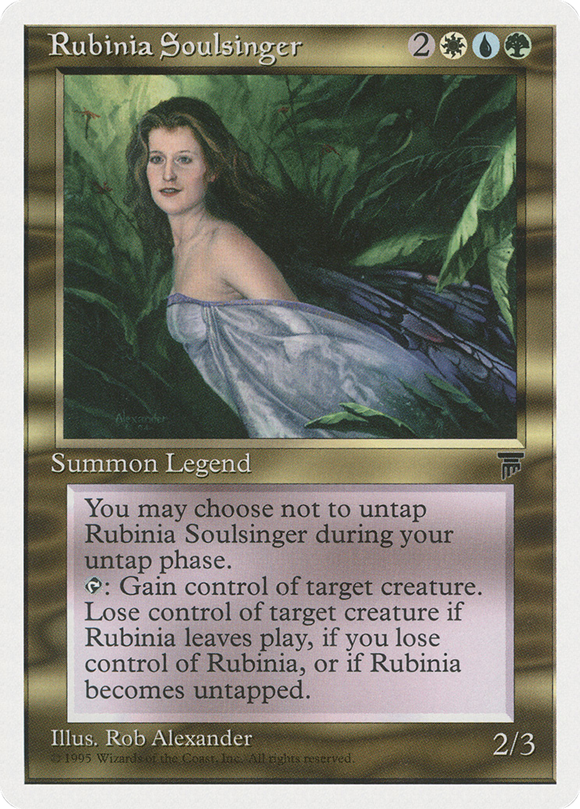Rubinia Soulsinger — Chronicles — Magic: The Gathering