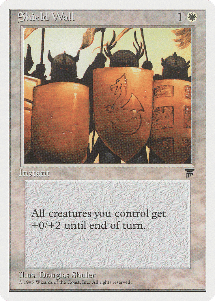 Shield Wall — Chronicles — Magic: The Gathering