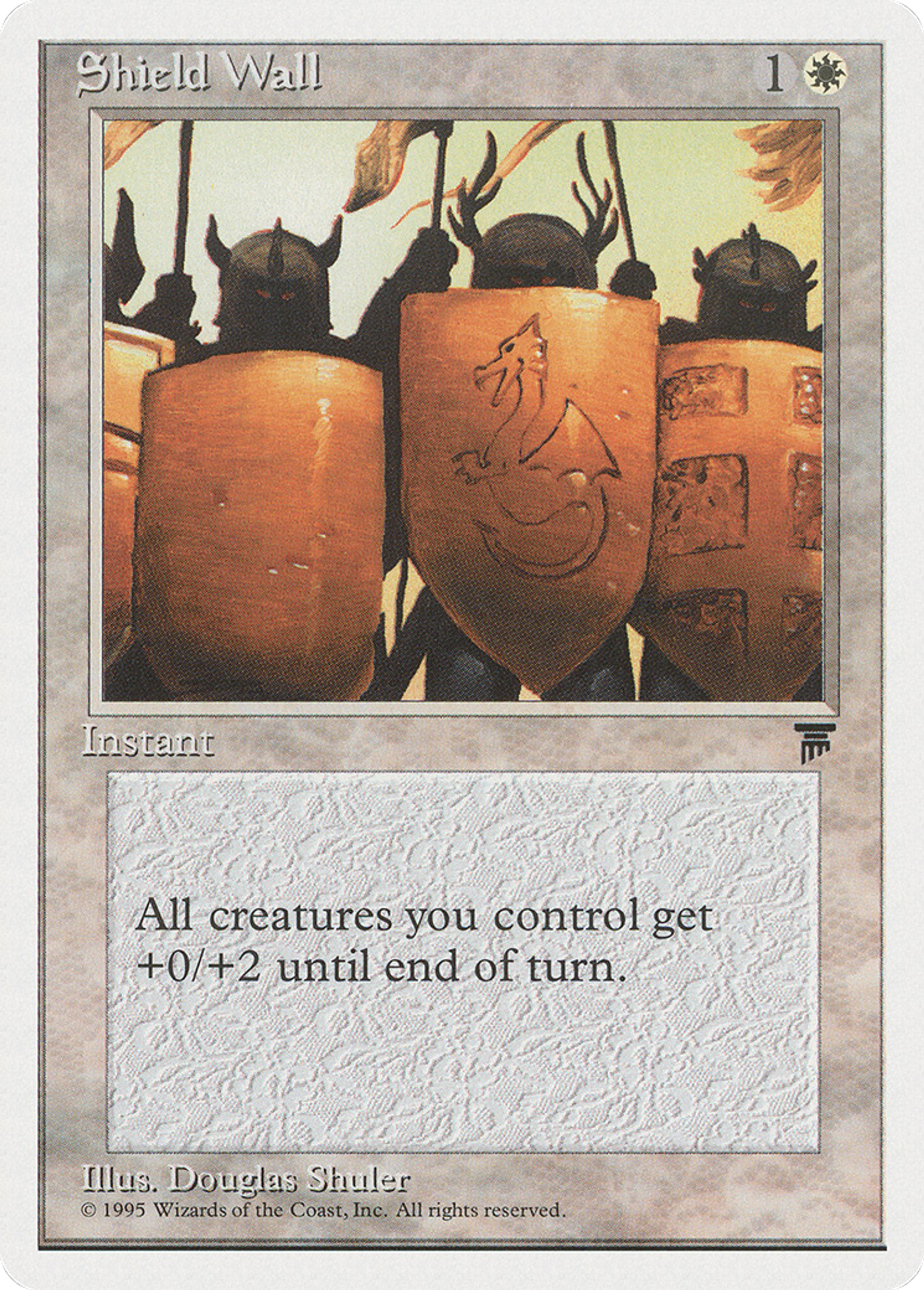 Shield Wall — Chronicles — Magic: The Gathering