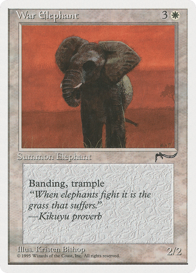 War Elephant — Chronicles — Magic: The Gathering