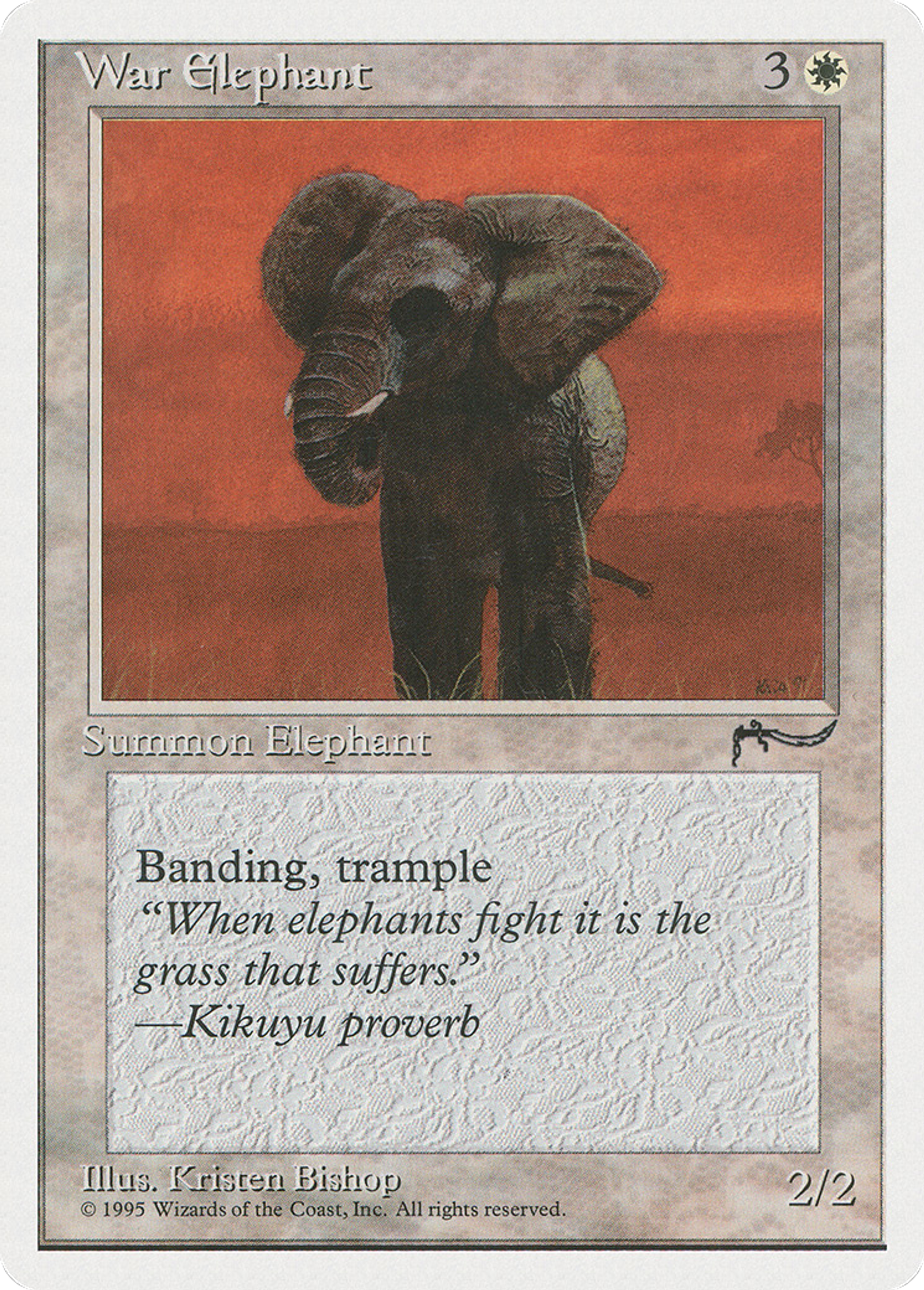 War Elephant — Chronicles — Magic: The Gathering