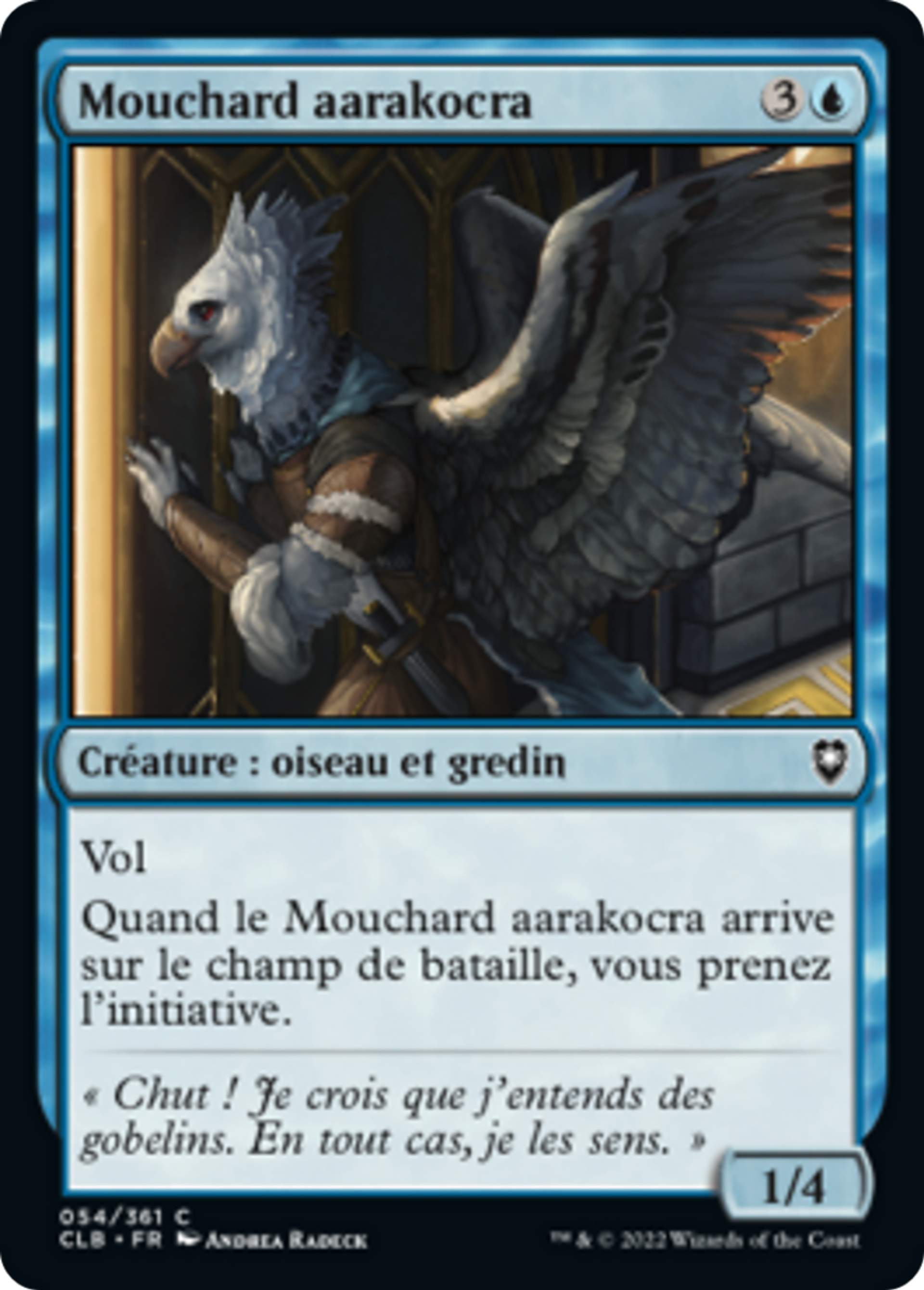 Mouchard aarakocra — Commander Legends: Battle for Baldur's Gate — Magic: The Gathering