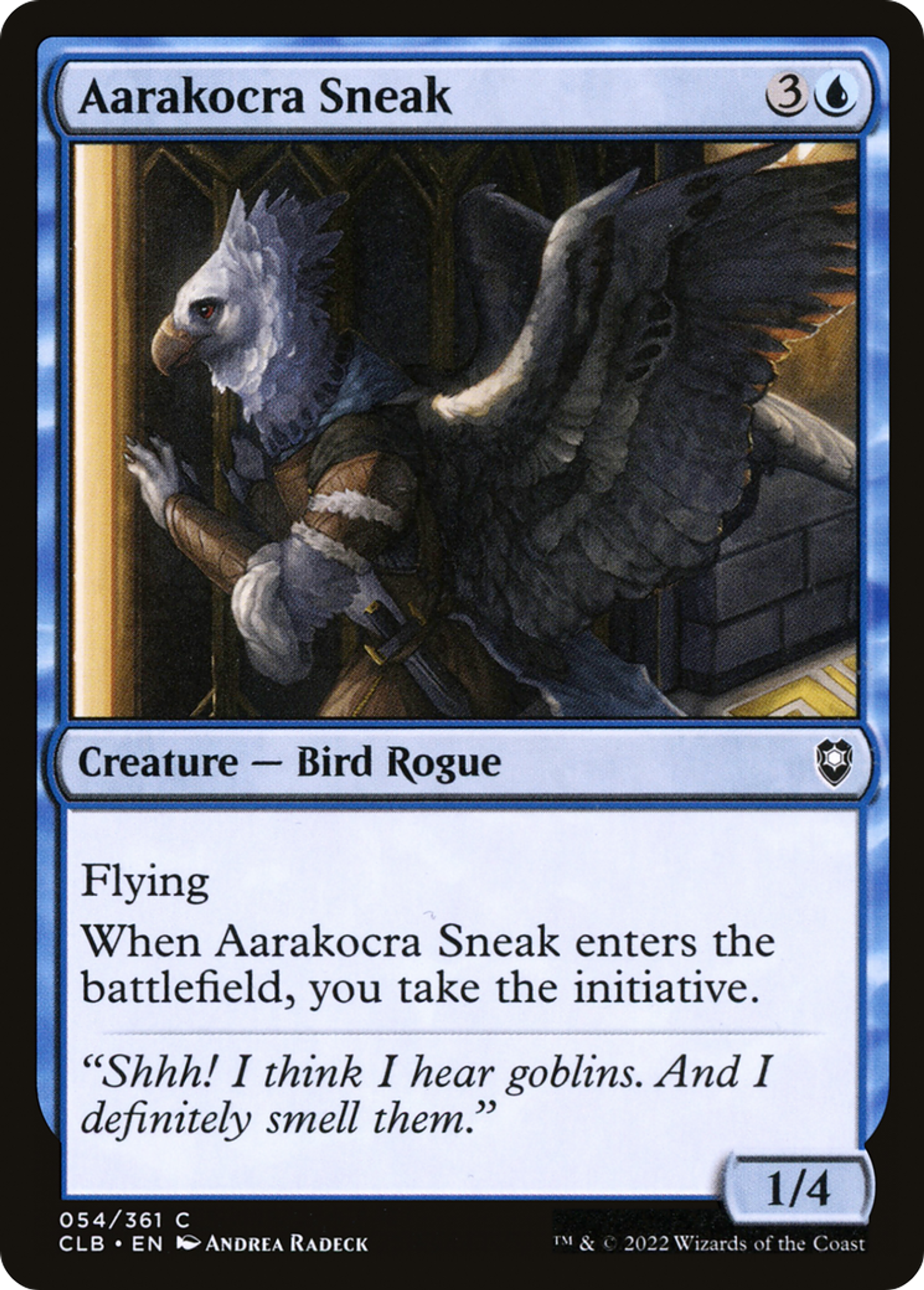 Aarakocra Sneak — Commander Legends: Battle for Baldur's Gate — Magic: The Gathering