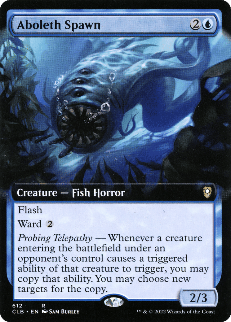 Aboleth Spawn — Commander Legends: Battle for Baldur's Gate — Magic: The Gathering