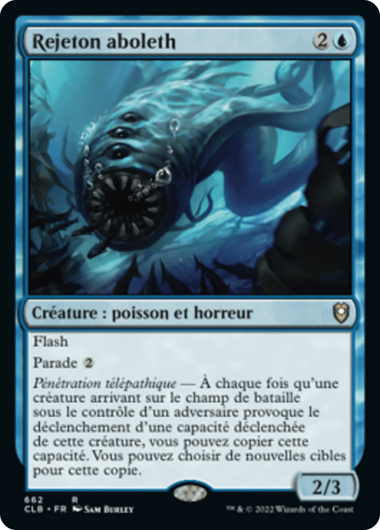 Rejeton aboleth — Commander Legends: Battle for Baldur's Gate — Magic: The Gathering