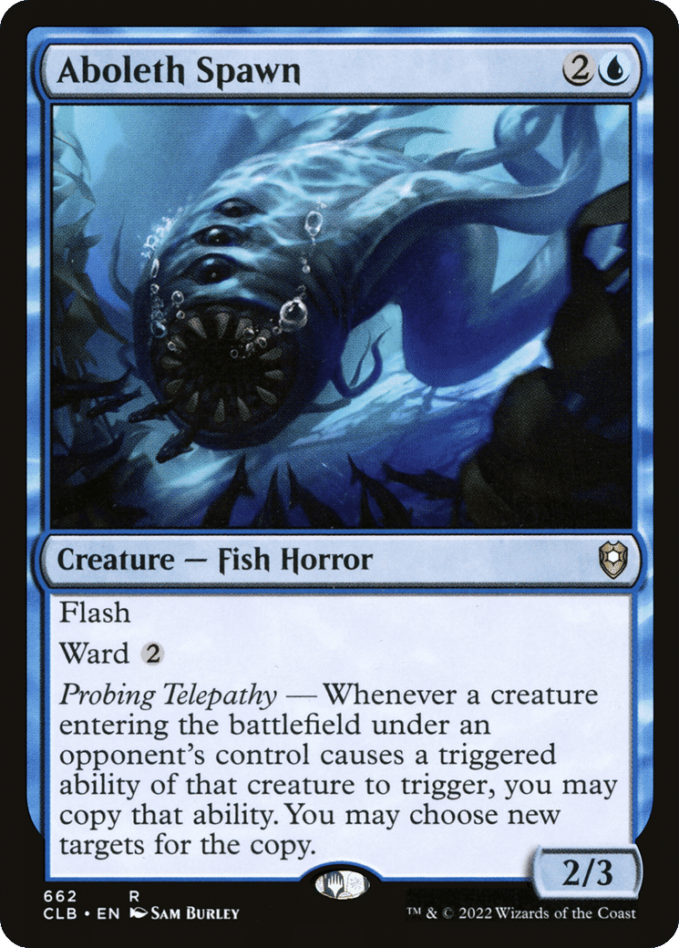 Aboleth Spawn — Commander Legends: Battle for Baldur's Gate — Magic: The Gathering