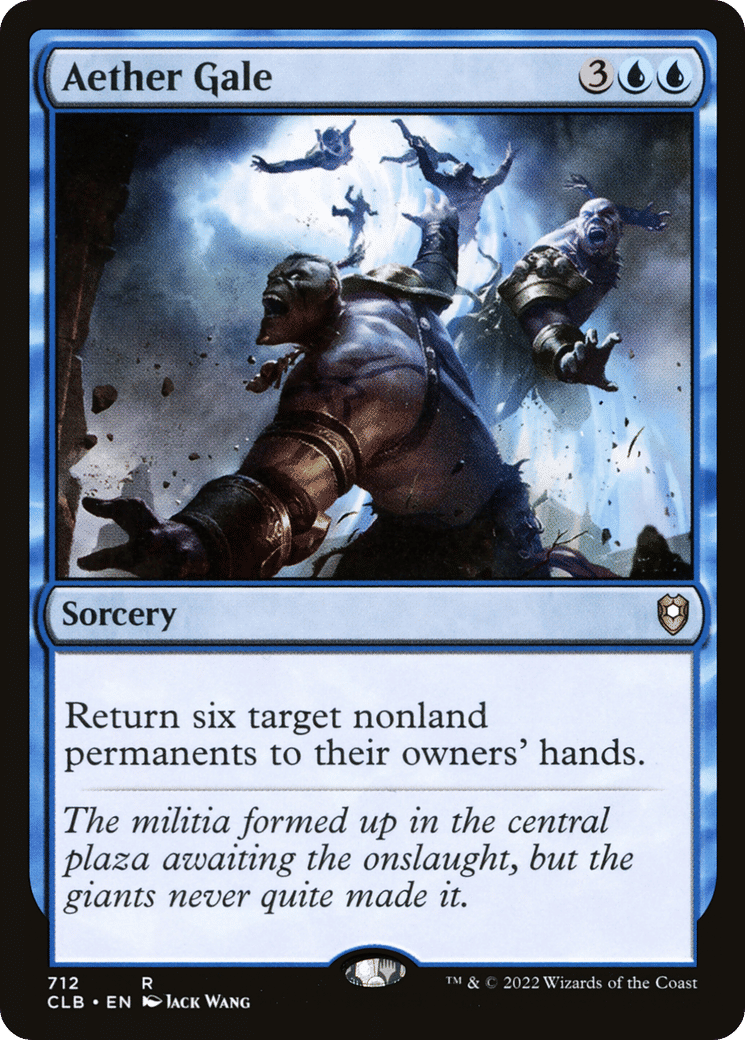 Aether Gale — Commander Legends: Battle for Baldur's Gate — Magic: The Gathering