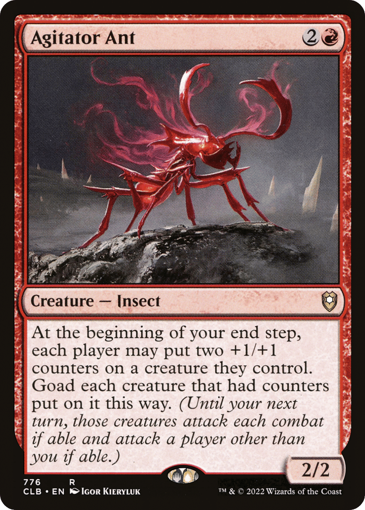 Agitator Ant — Commander Legends: Battle for Baldur's Gate — Magic: The Gathering