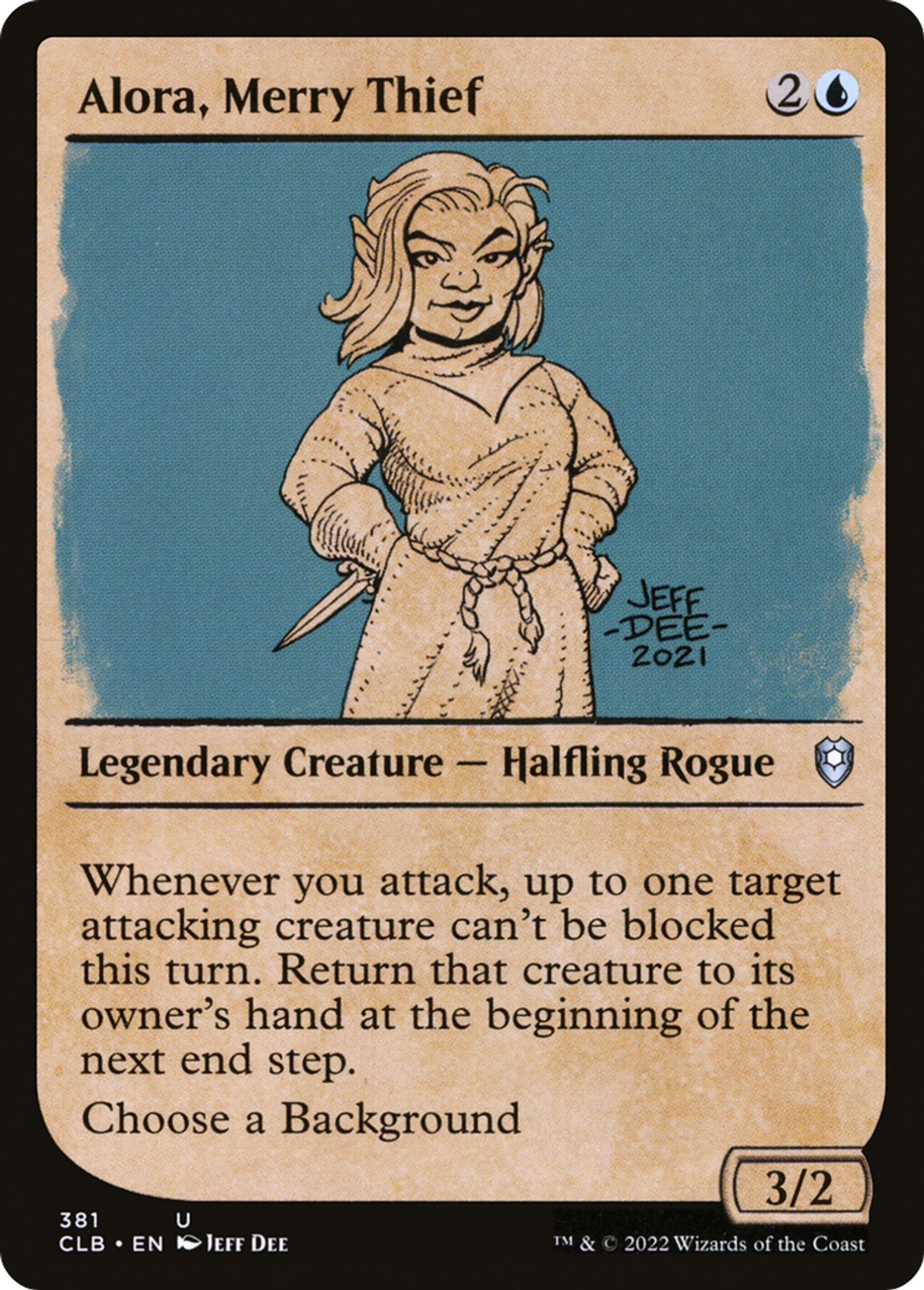 Alora, Merry Thief — Commander Legends: Battle for Baldur's Gate — Magic: The Gathering
