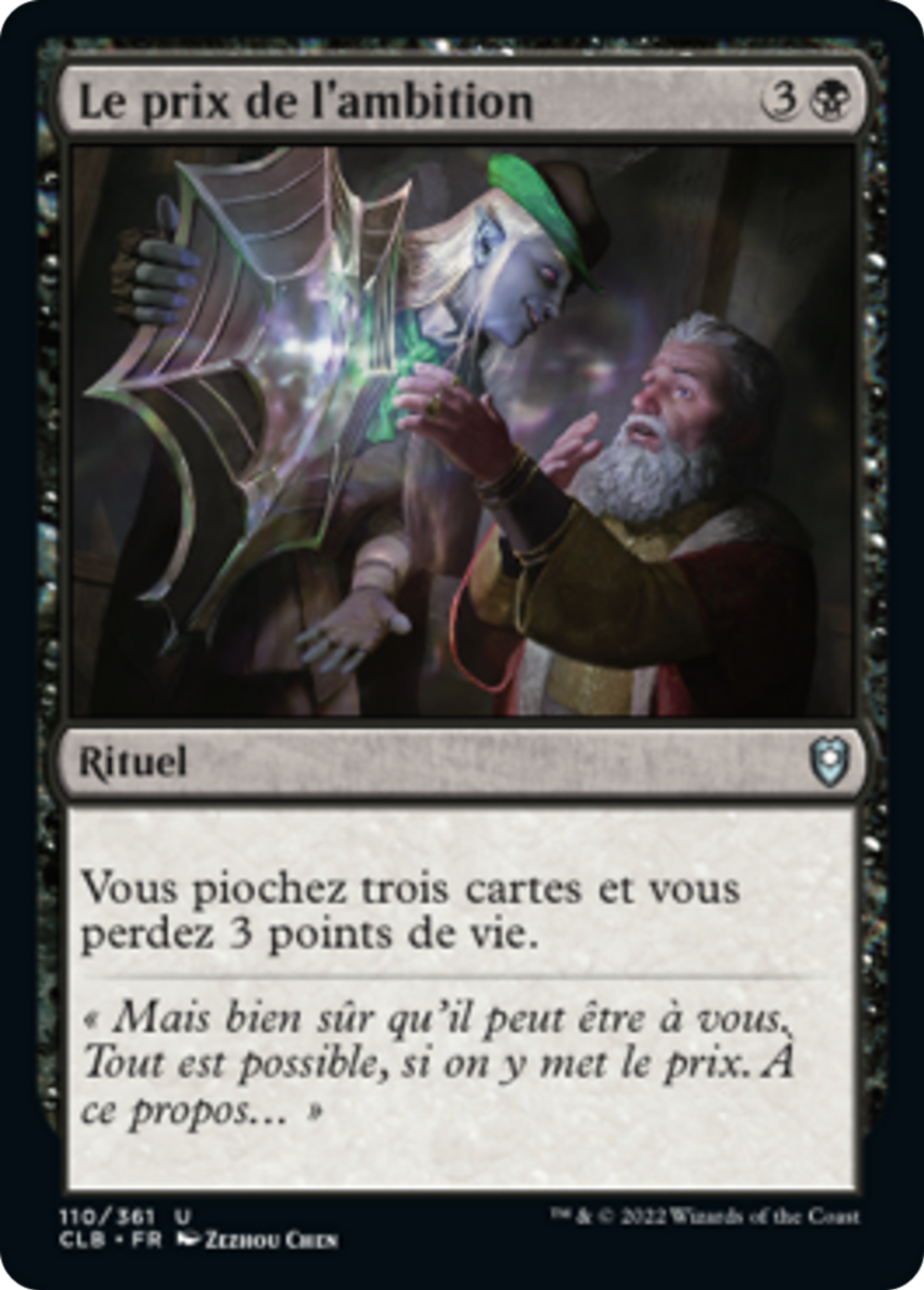 Le prix de l'ambition — Commander Legends: Battle for Baldur's Gate — Magic: The Gathering