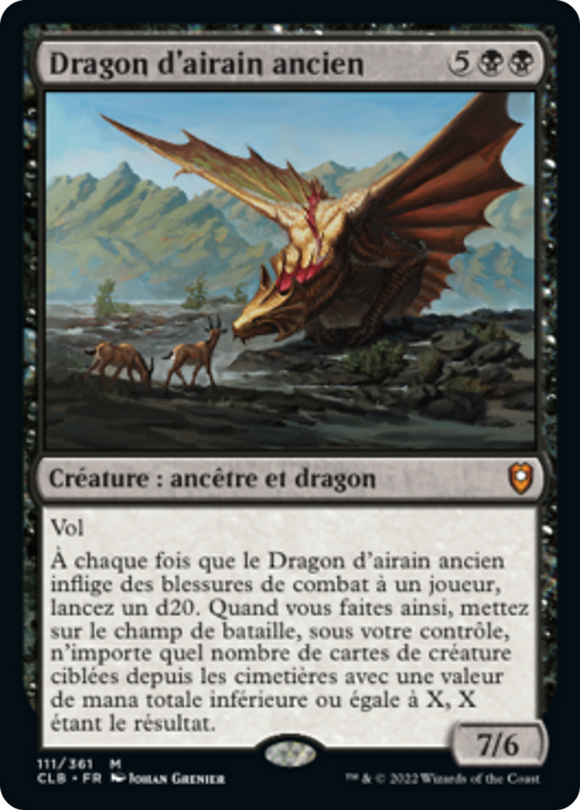 Dragon d'airain ancien — Commander Legends: Battle for Baldur's Gate — Magic: The Gathering