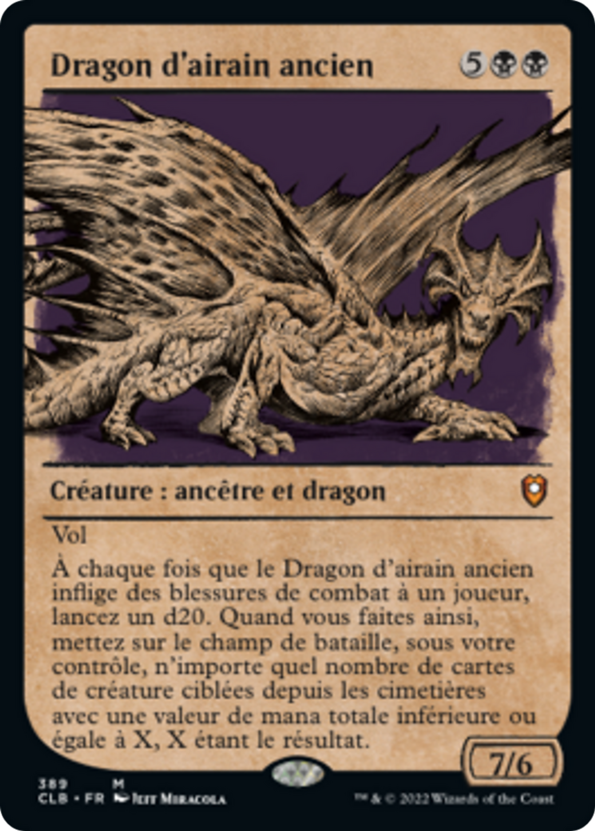 Dragon d'airain ancien — Commander Legends: Battle for Baldur's Gate — Magic: The Gathering