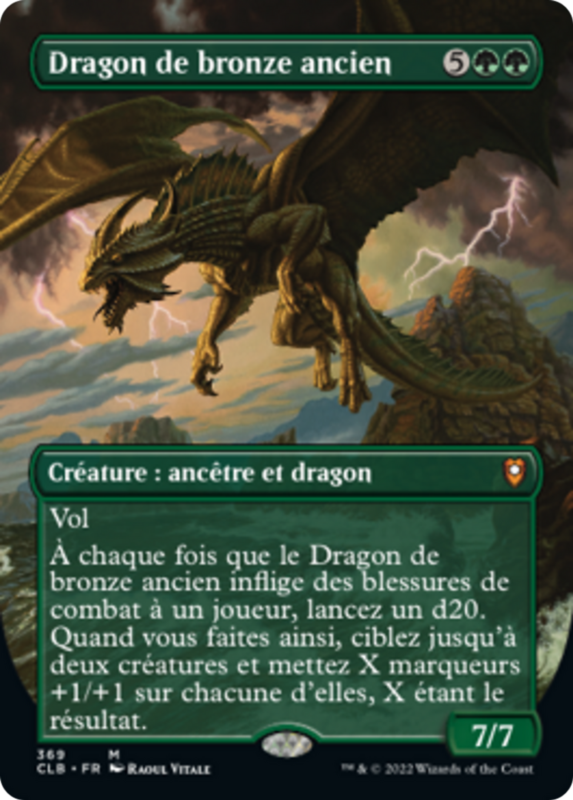 Dragon de bronze ancien — Commander Legends: Battle for Baldur's Gate — Magic: The Gathering