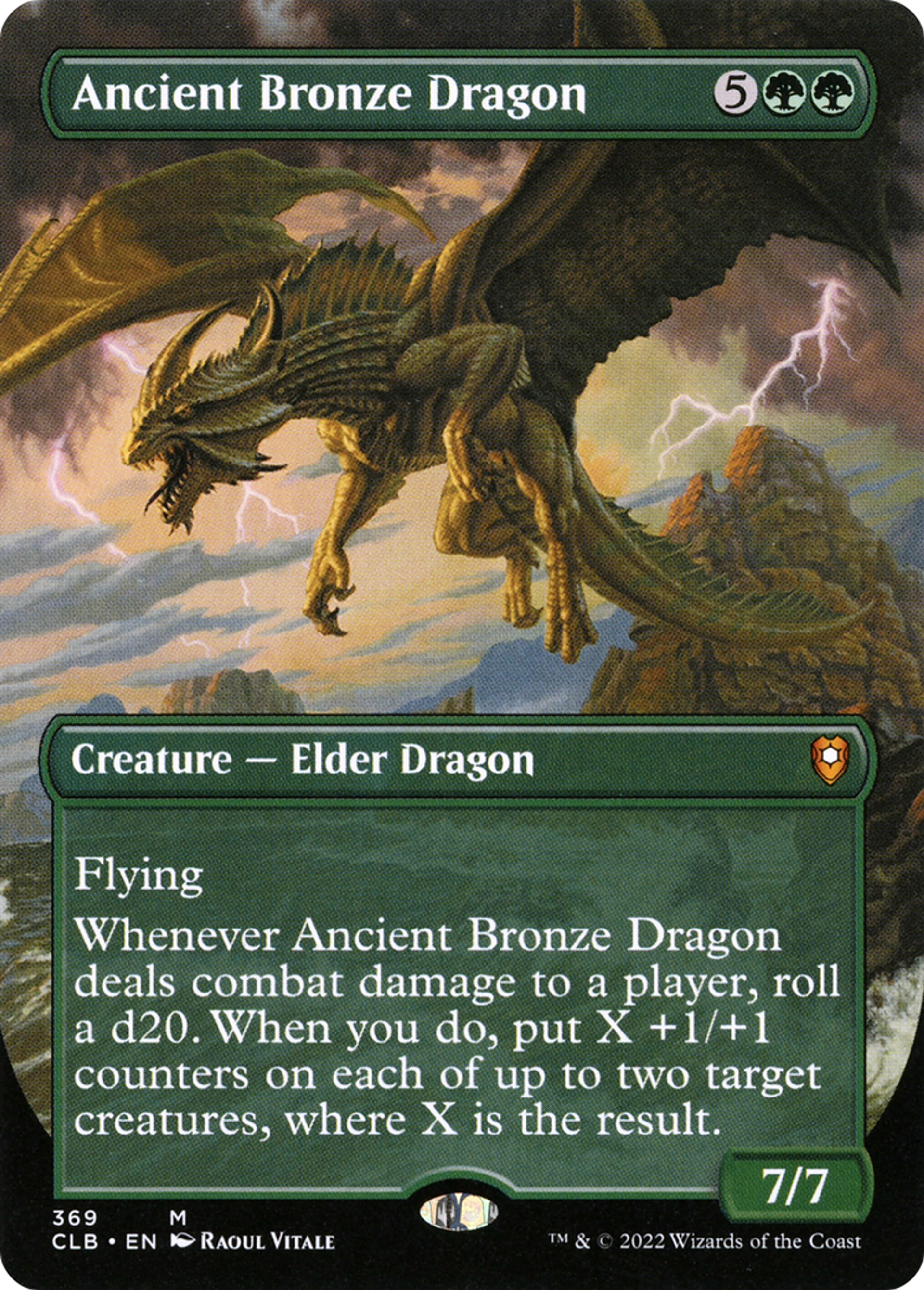 Ancient Bronze Dragon — Commander Legends: Battle for Baldur's Gate — Magic: The Gathering