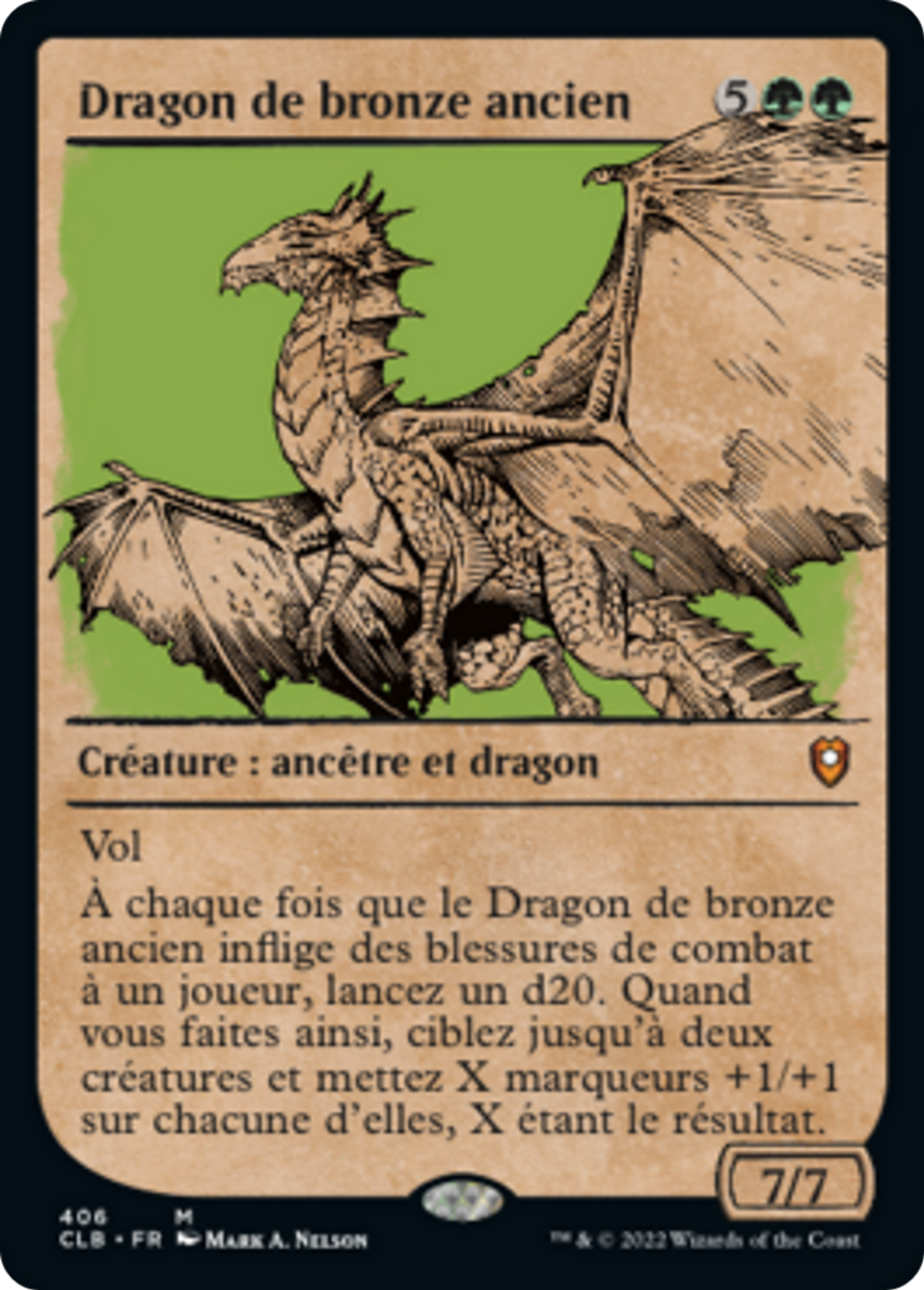 Dragon de bronze ancien — Commander Legends: Battle for Baldur's Gate — Magic: The Gathering