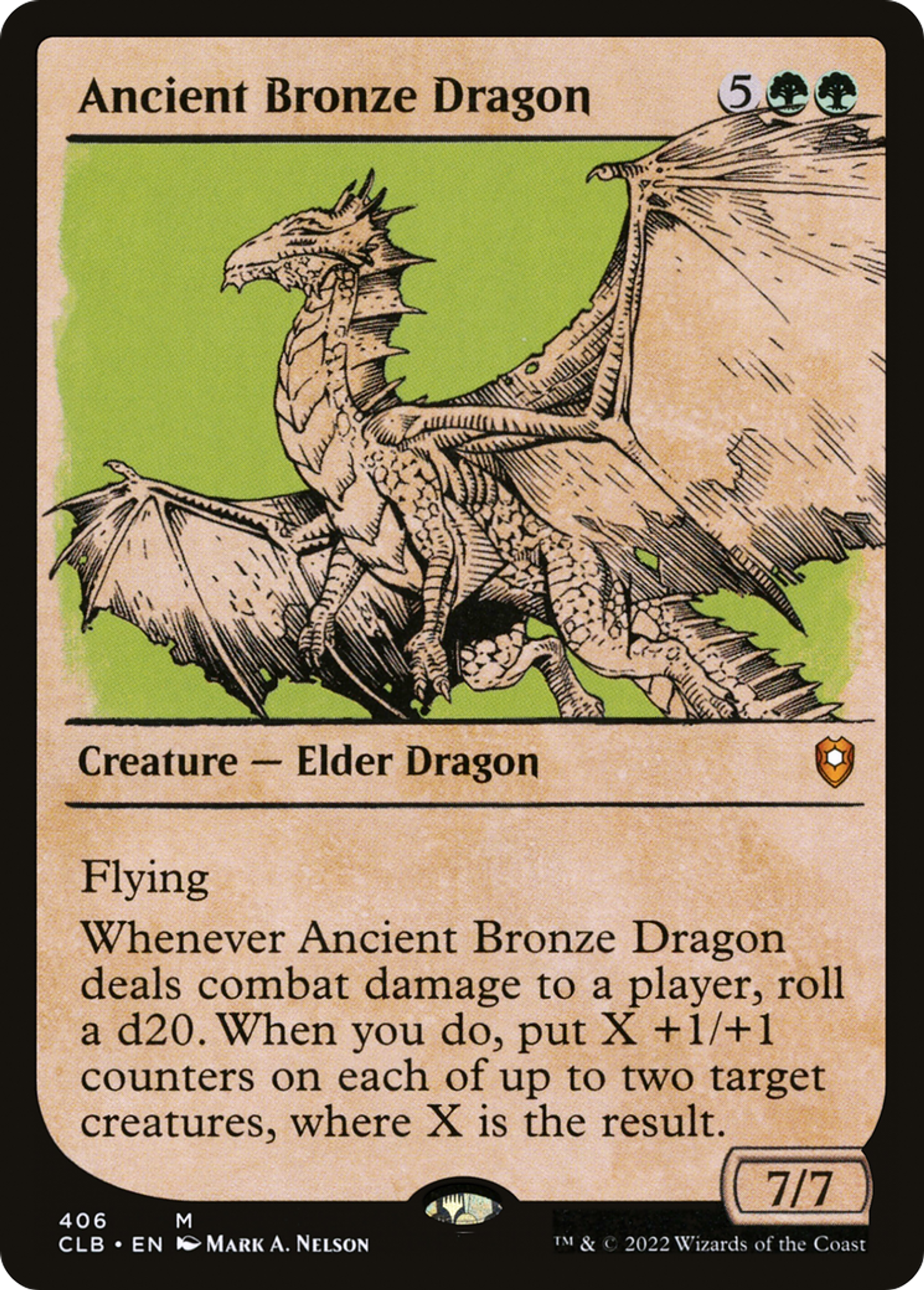 Ancient Bronze Dragon — Commander Legends: Battle for Baldur's Gate — Magic: The Gathering