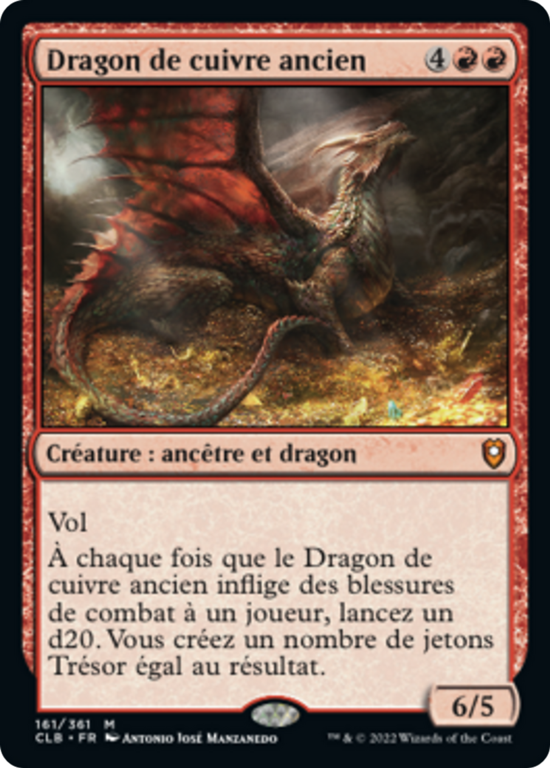 Dragon de cuivre ancien — Commander Legends: Battle for Baldur's Gate — Magic: The Gathering