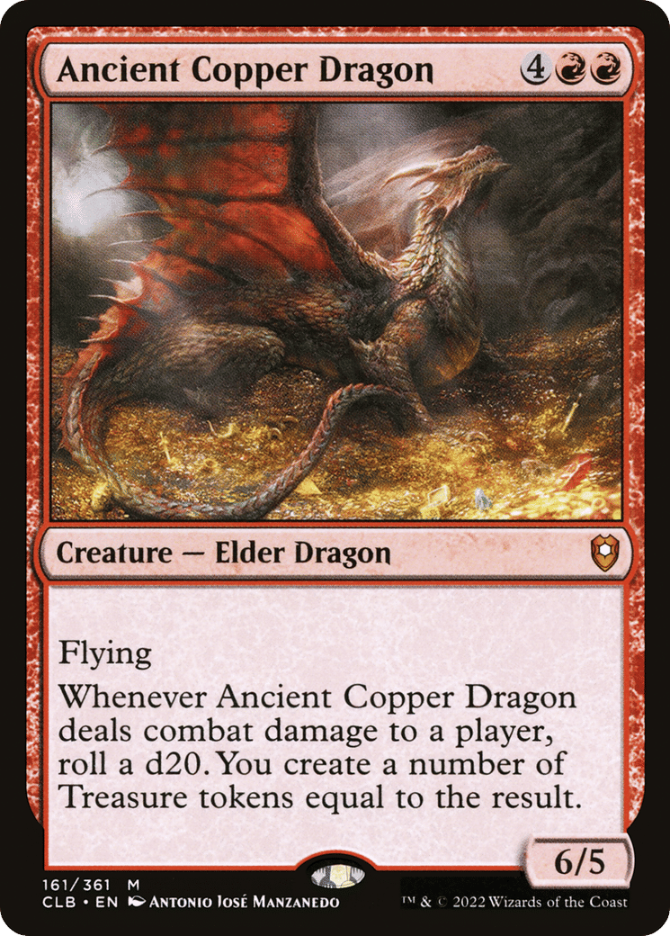 Ancient Copper Dragon — Commander Legends: Battle for Baldur's Gate — Magic: The Gathering