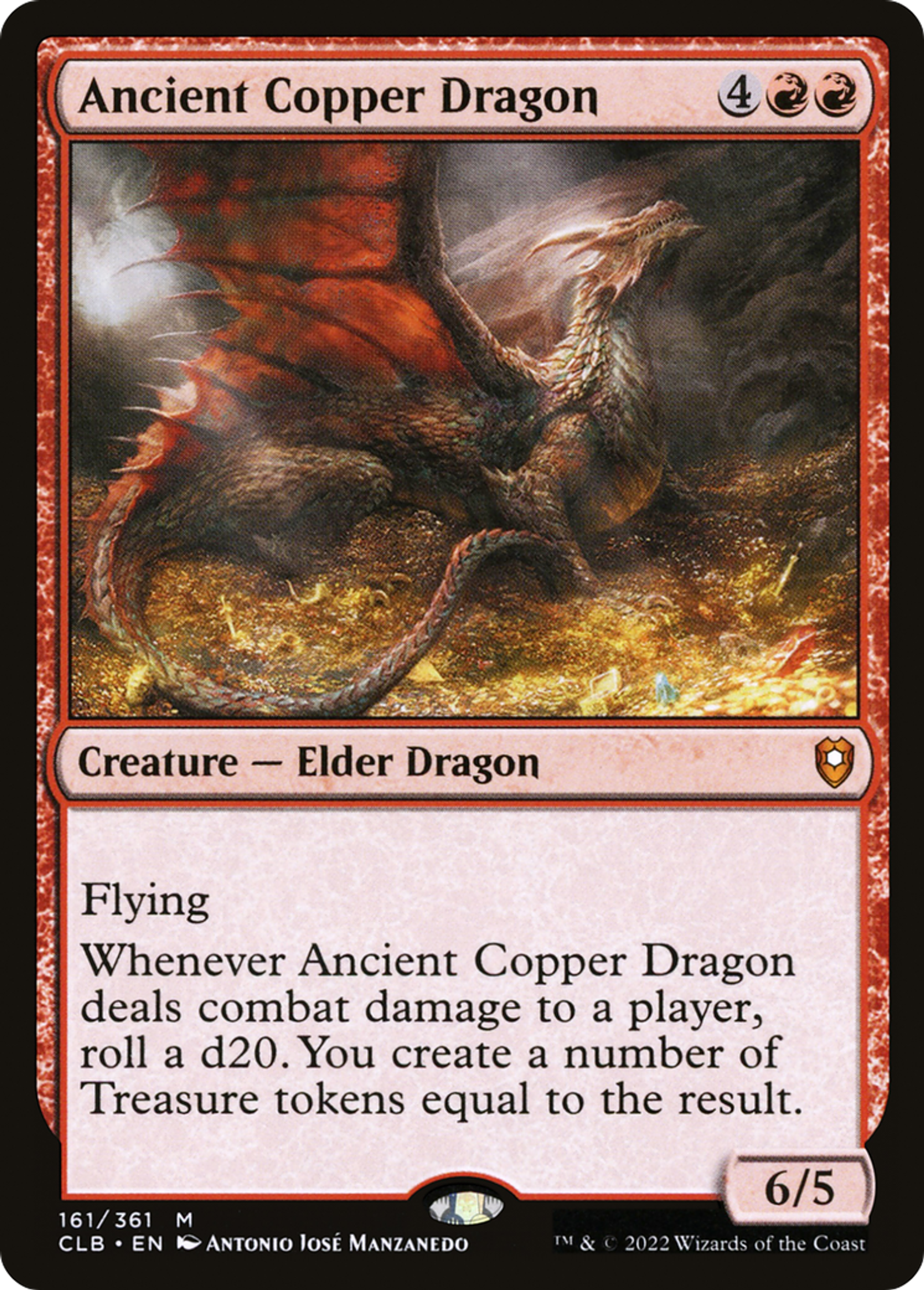 Ancient Copper Dragon — Commander Legends: Battle for Baldur's Gate — Magic: The Gathering