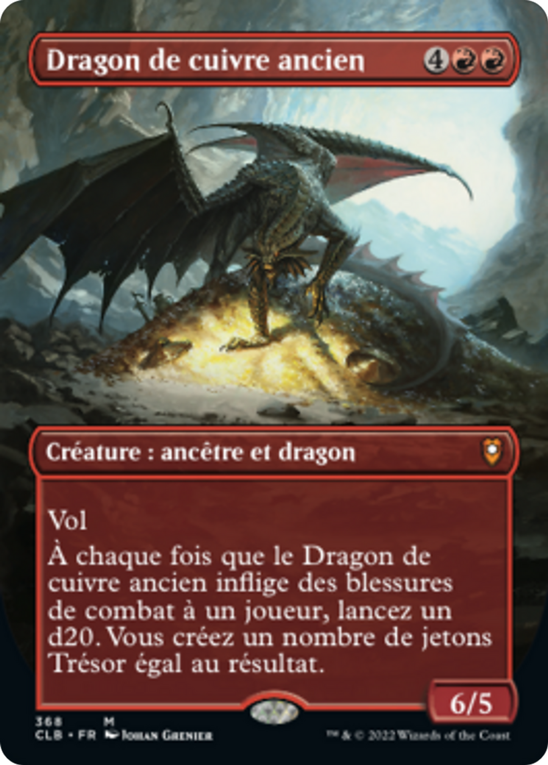 Dragon de cuivre ancien — Commander Legends: Battle for Baldur's Gate — Magic: The Gathering