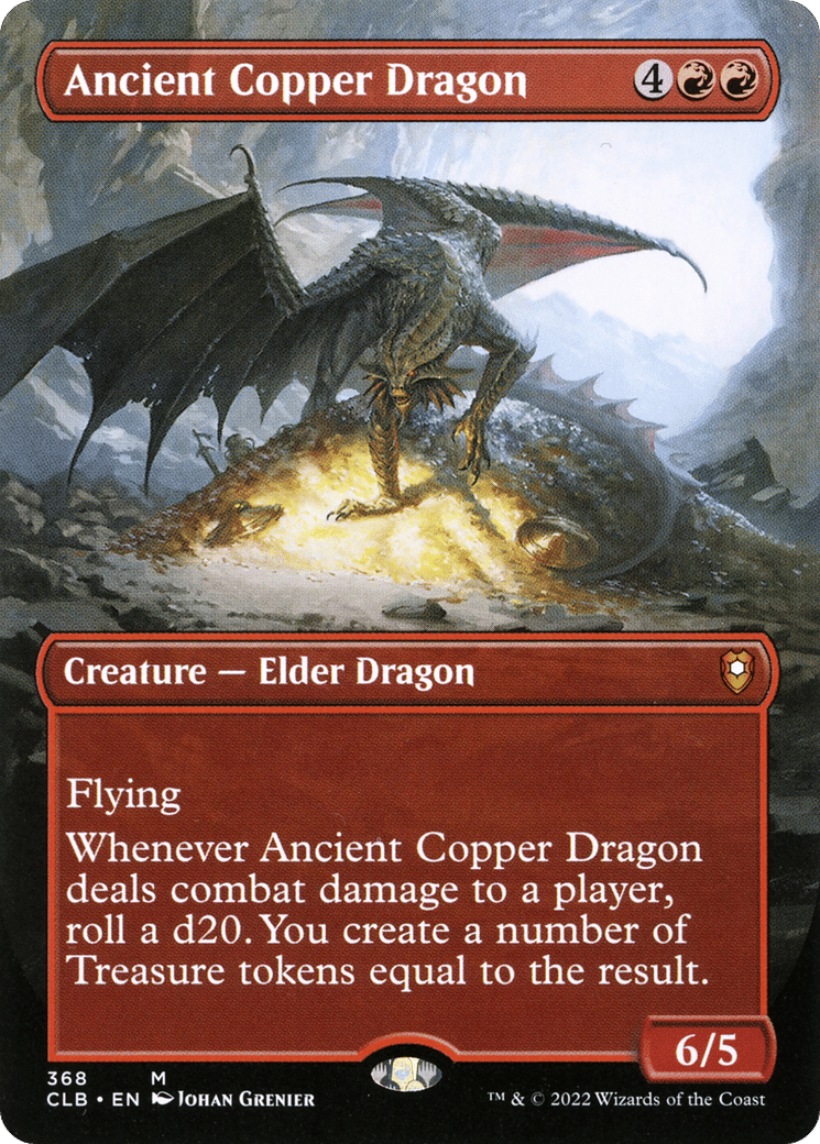 Ancient Copper Dragon — Commander Legends: Battle for Baldur's Gate — Magic: The Gathering