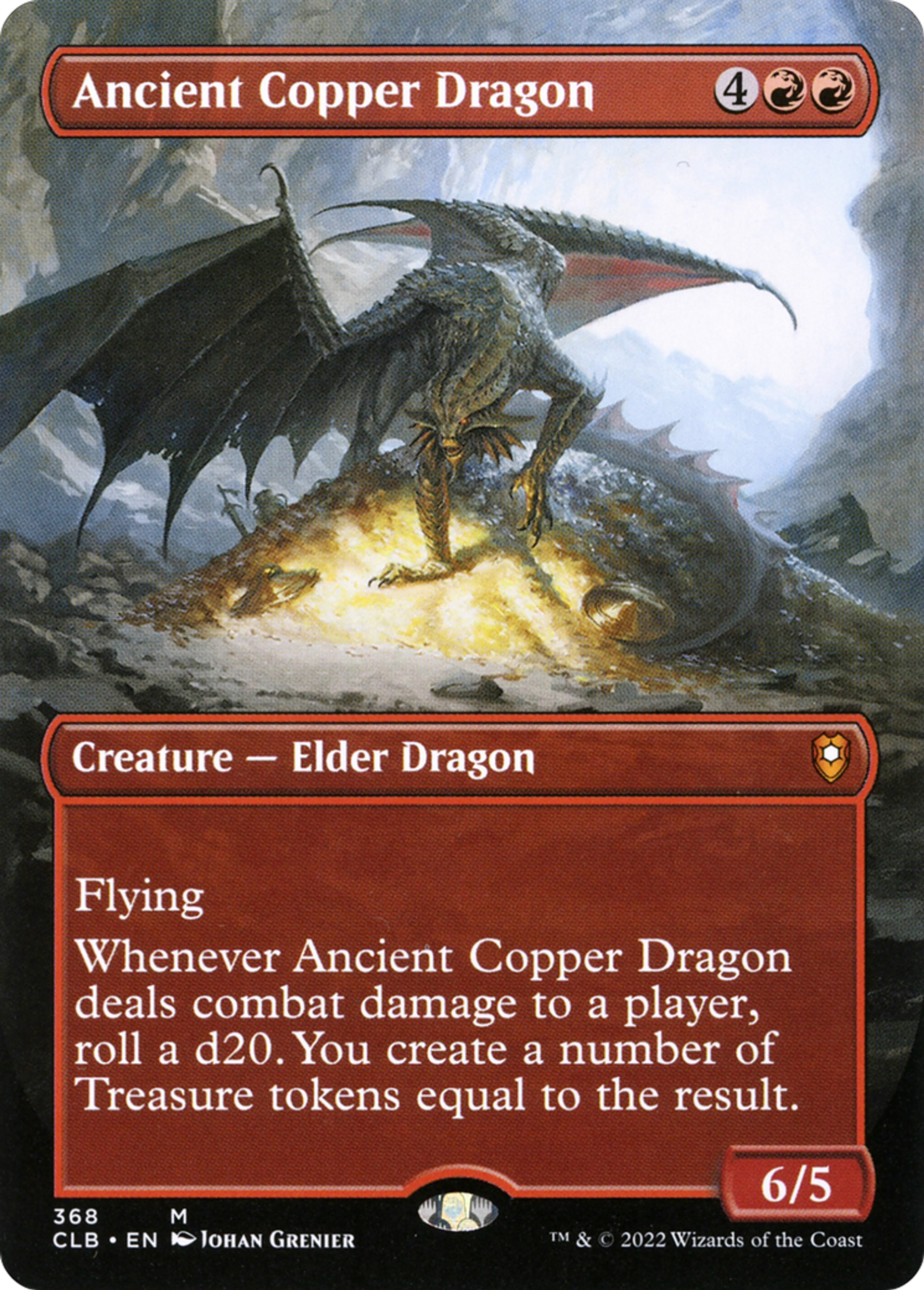 Ancient Copper Dragon — Commander Legends: Battle for Baldur's Gate — Magic: The Gathering