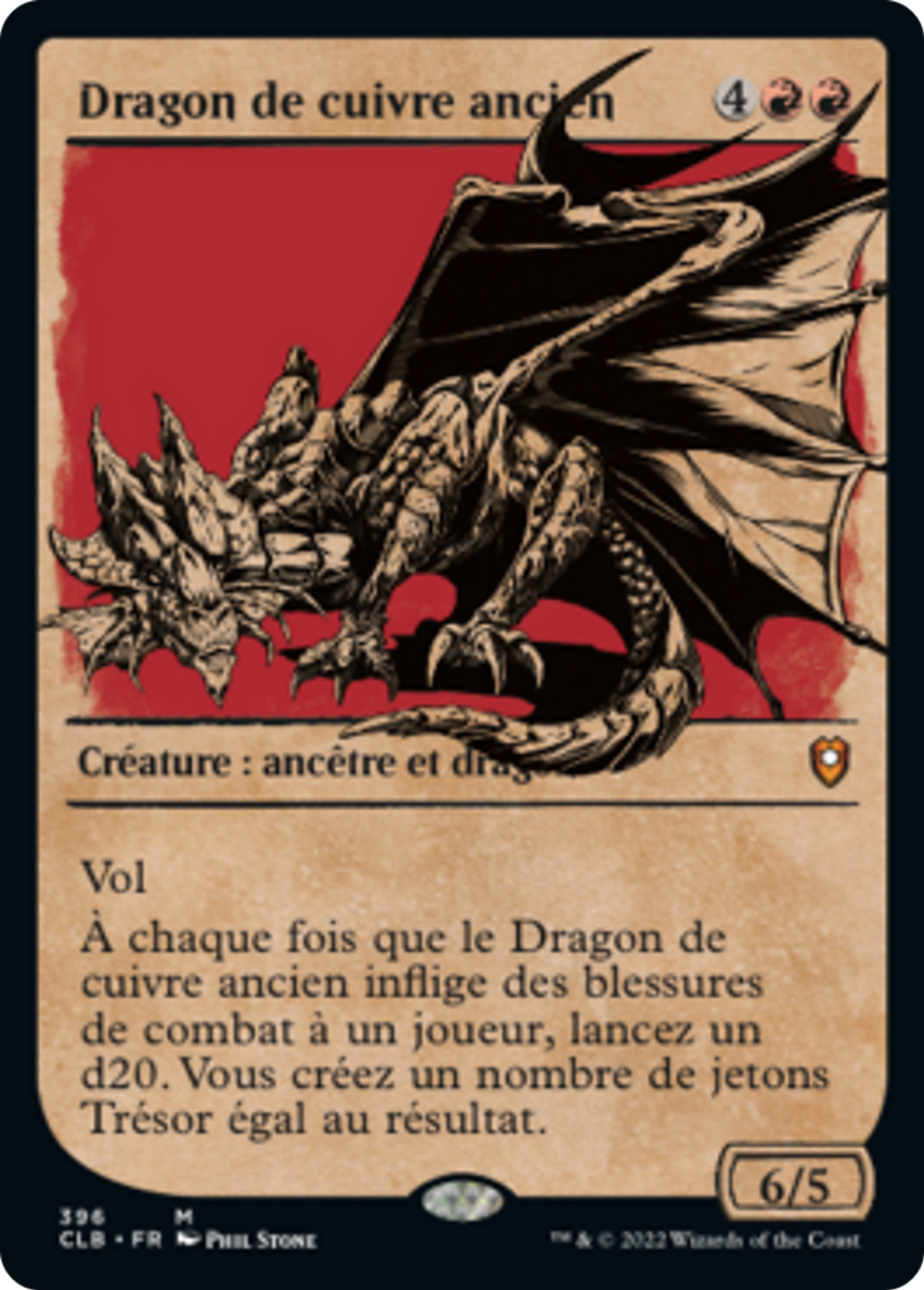 Dragon de cuivre ancien — Commander Legends: Battle for Baldur's Gate — Magic: The Gathering