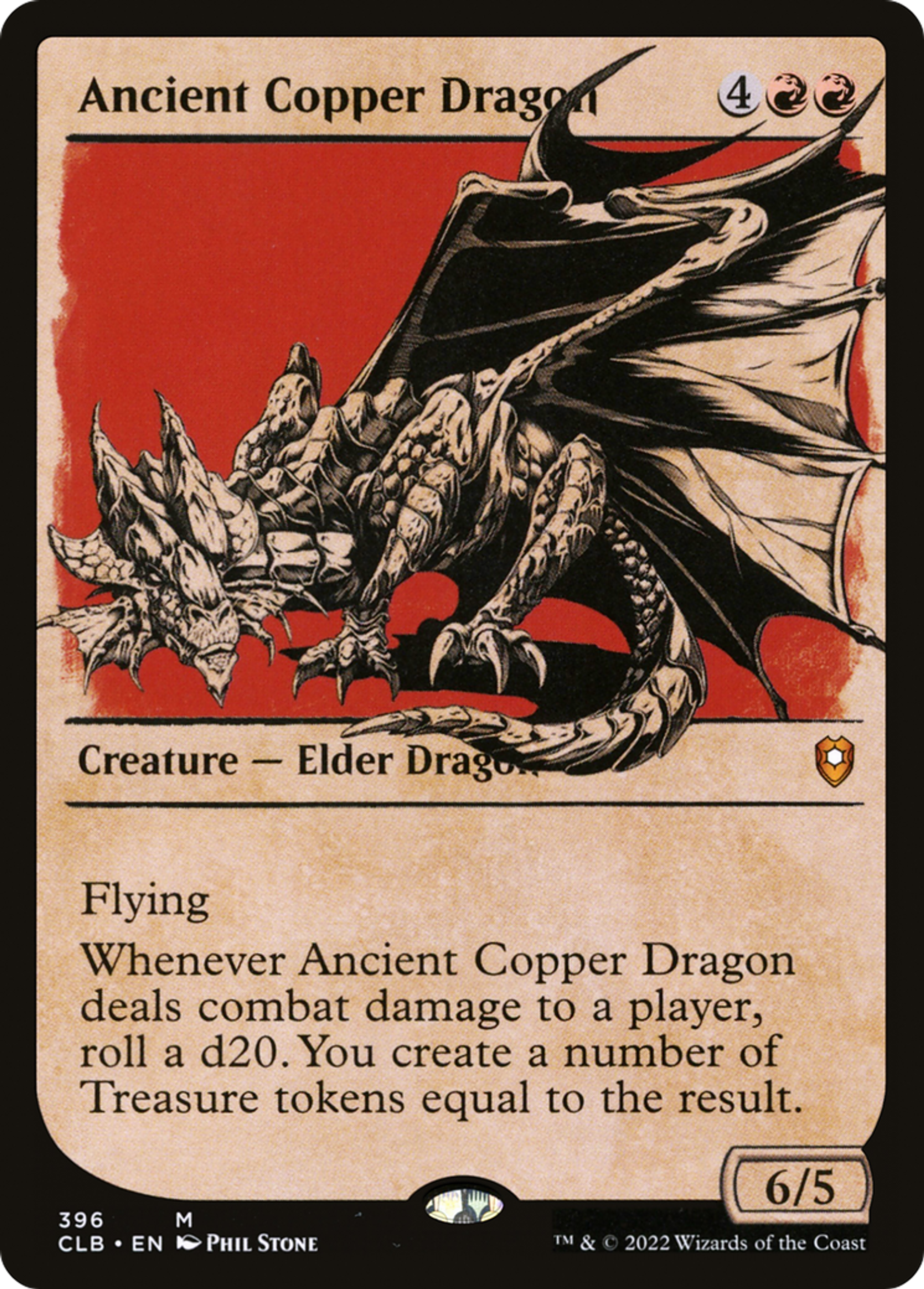 Ancient Copper Dragon — Commander Legends: Battle for Baldur's Gate — Magic: The Gathering