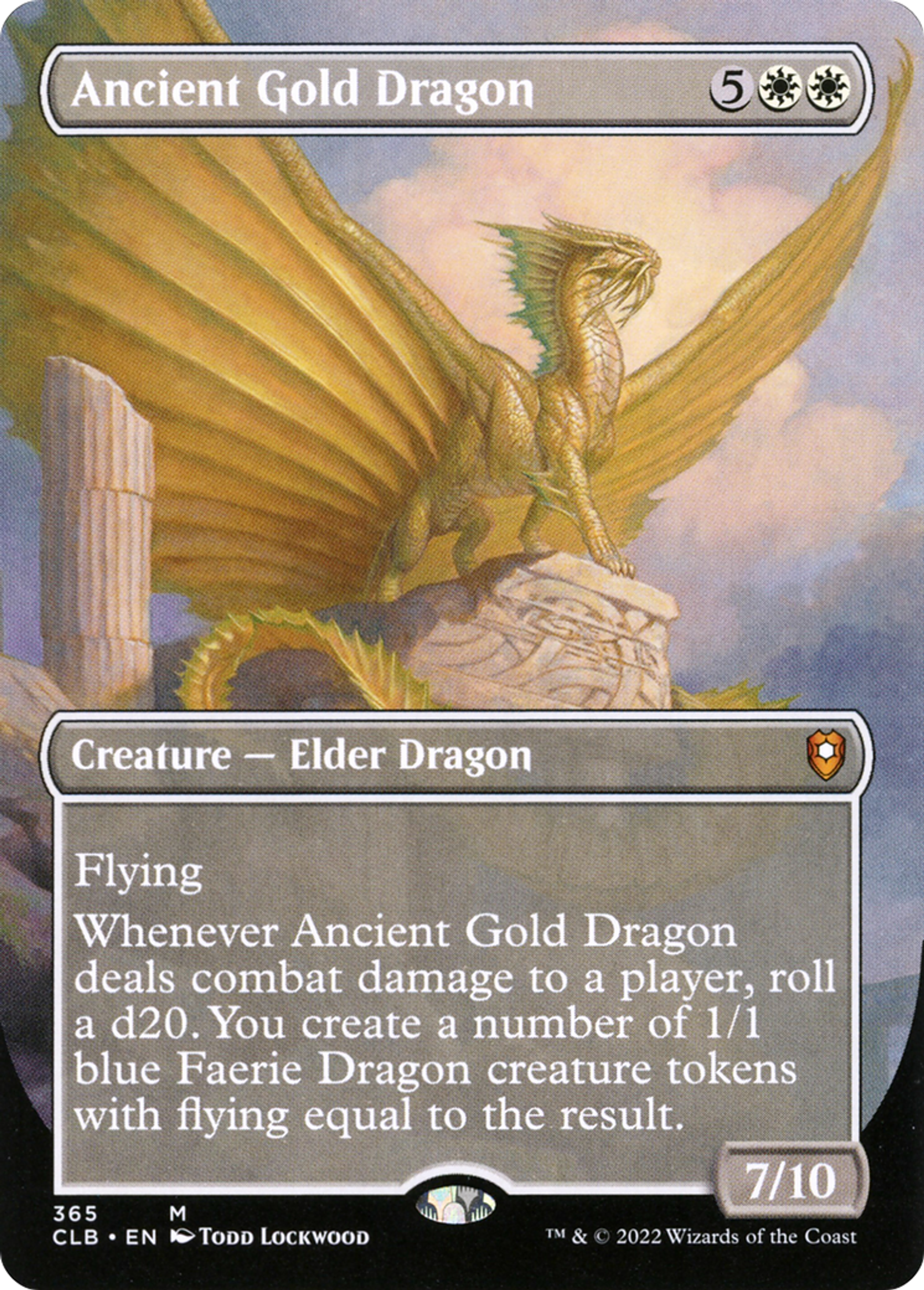 Ancient Gold Dragon — Commander Legends: Battle for Baldur's Gate — Magic: The Gathering