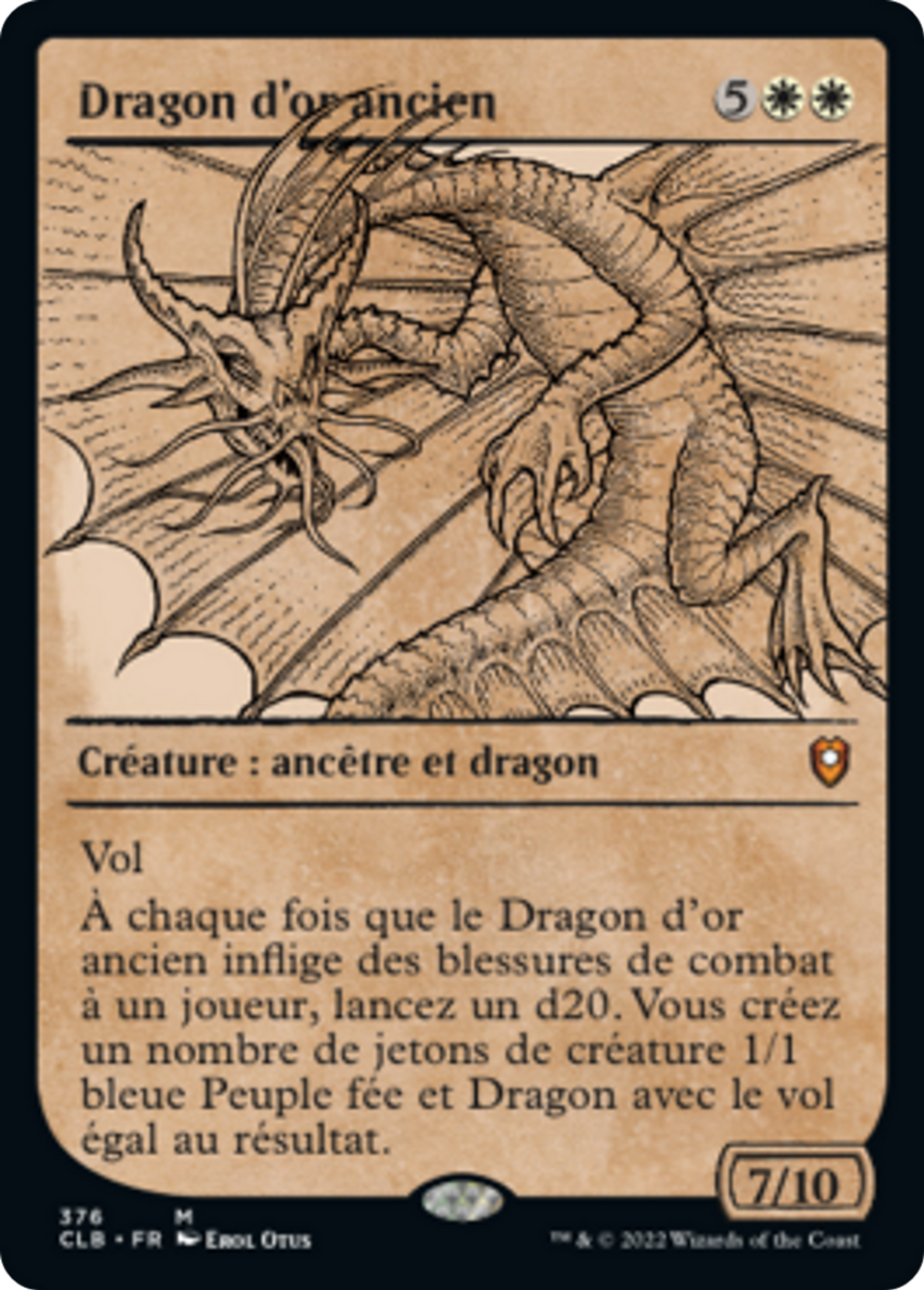Dragon d'or ancien — Commander Legends: Battle for Baldur's Gate — Magic: The Gathering