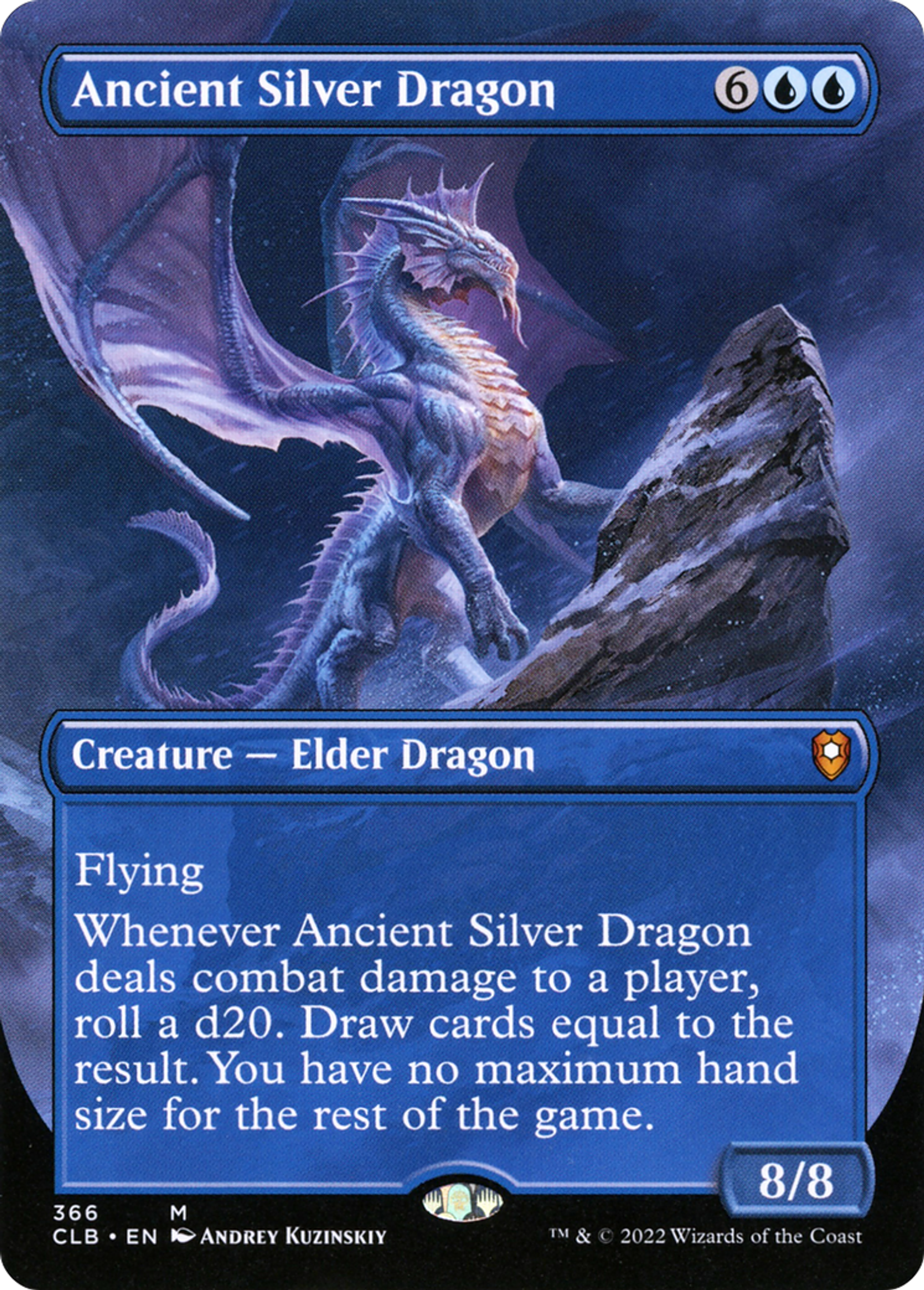 Ancient Silver Dragon — Commander Legends: Battle for Baldur's Gate — Magic: The Gathering