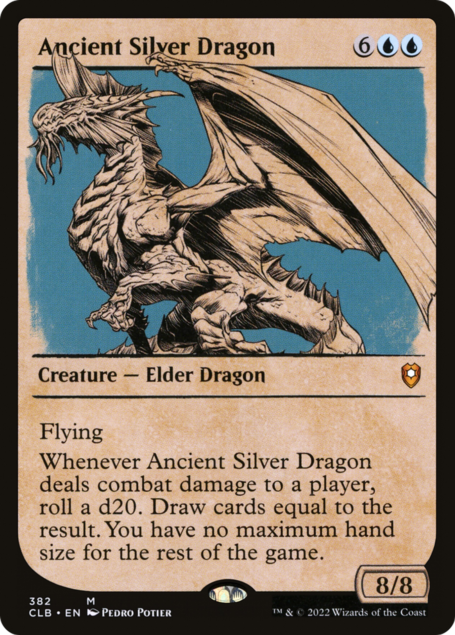 Ancient Silver Dragon — Commander Legends: Battle for Baldur's Gate — Magic: The Gathering