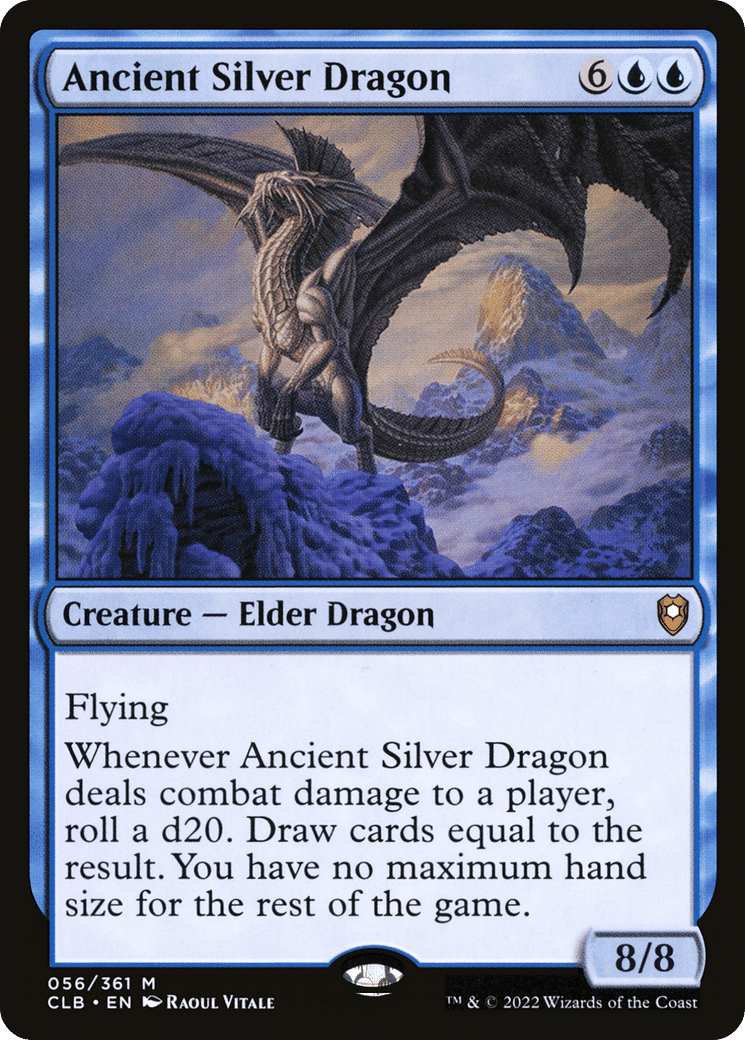 Ancient Silver Dragon — Commander Legends: Battle for Baldur's Gate — Magic: The Gathering