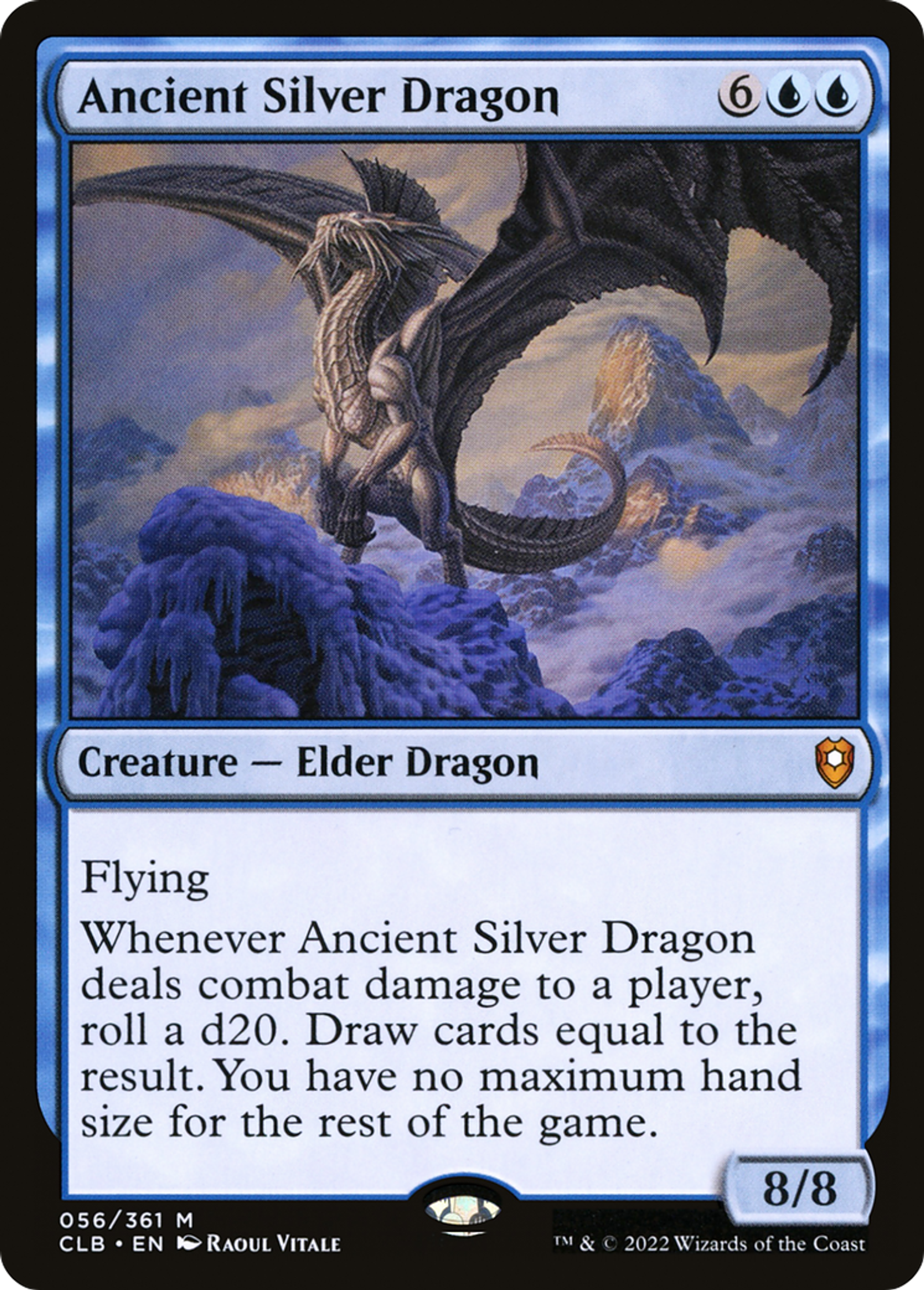 Ancient Silver Dragon — Commander Legends: Battle for Baldur's Gate — Magic: The Gathering