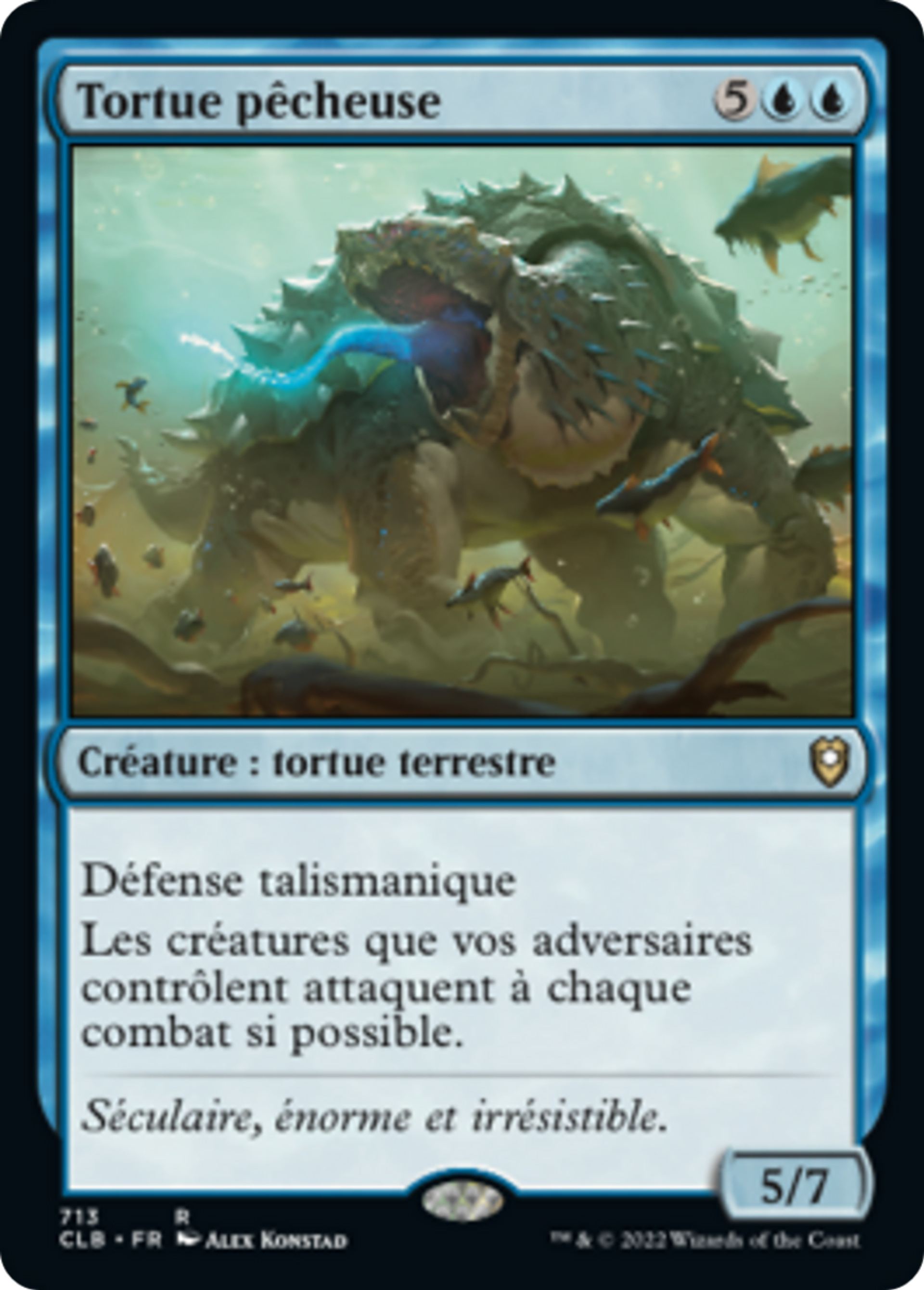 Tortue pêcheuse — Commander Legends: Battle for Baldur's Gate — Magic: The Gathering