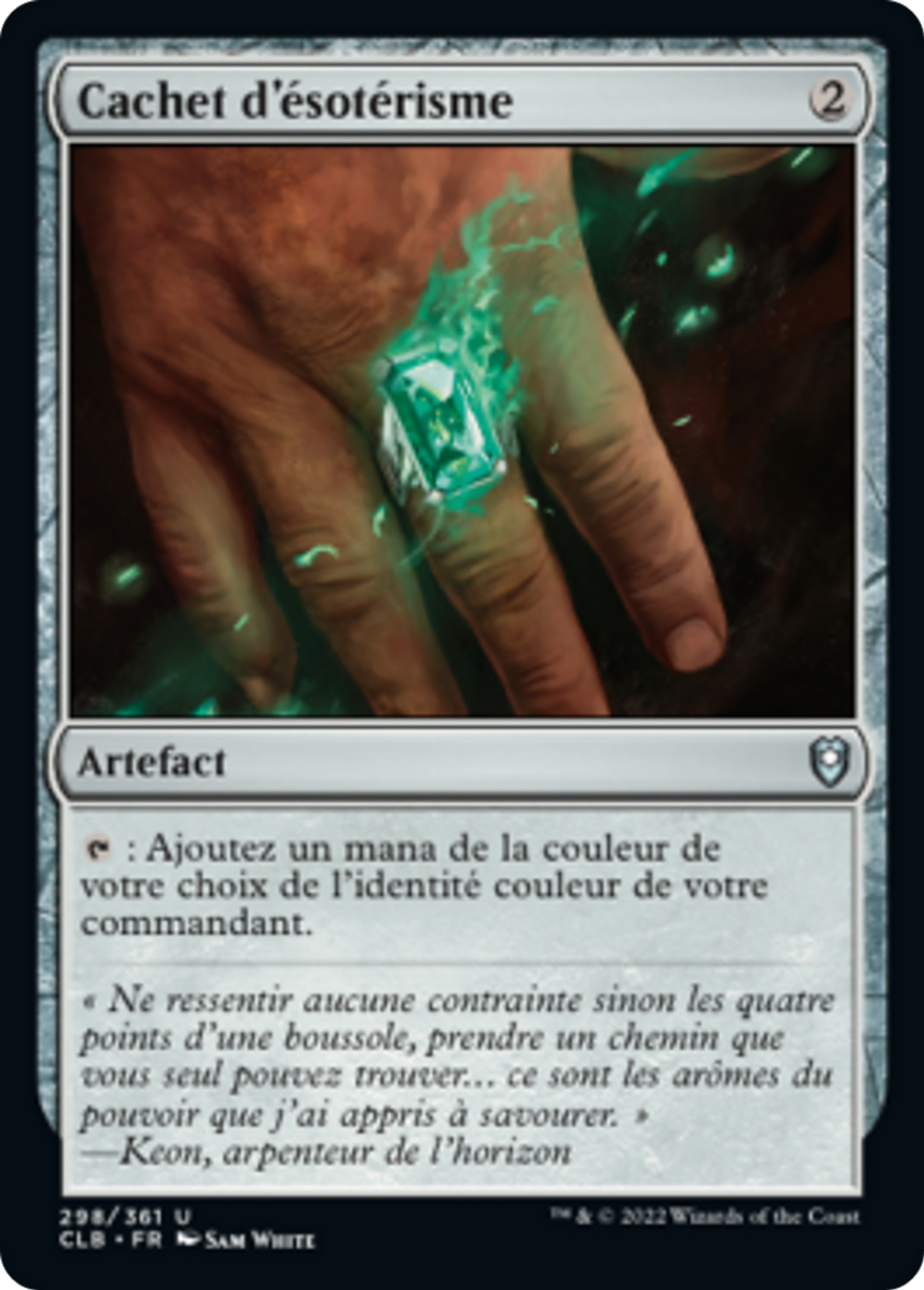 Cachet d'ésotérisme — Commander Legends: Battle for Baldur's Gate — Magic: The Gathering